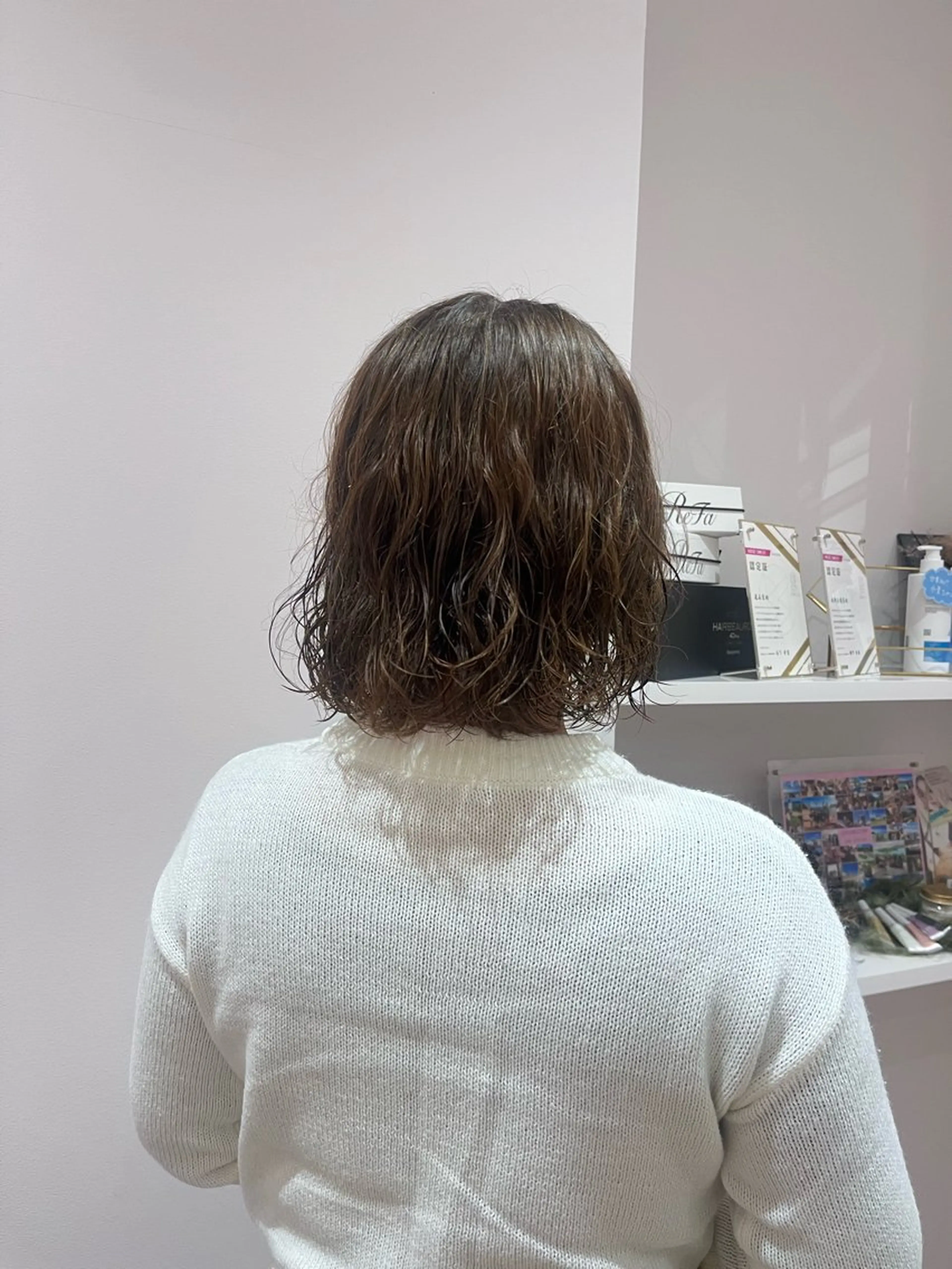ミディアム Rosierbleu 道正のヘアスタイル