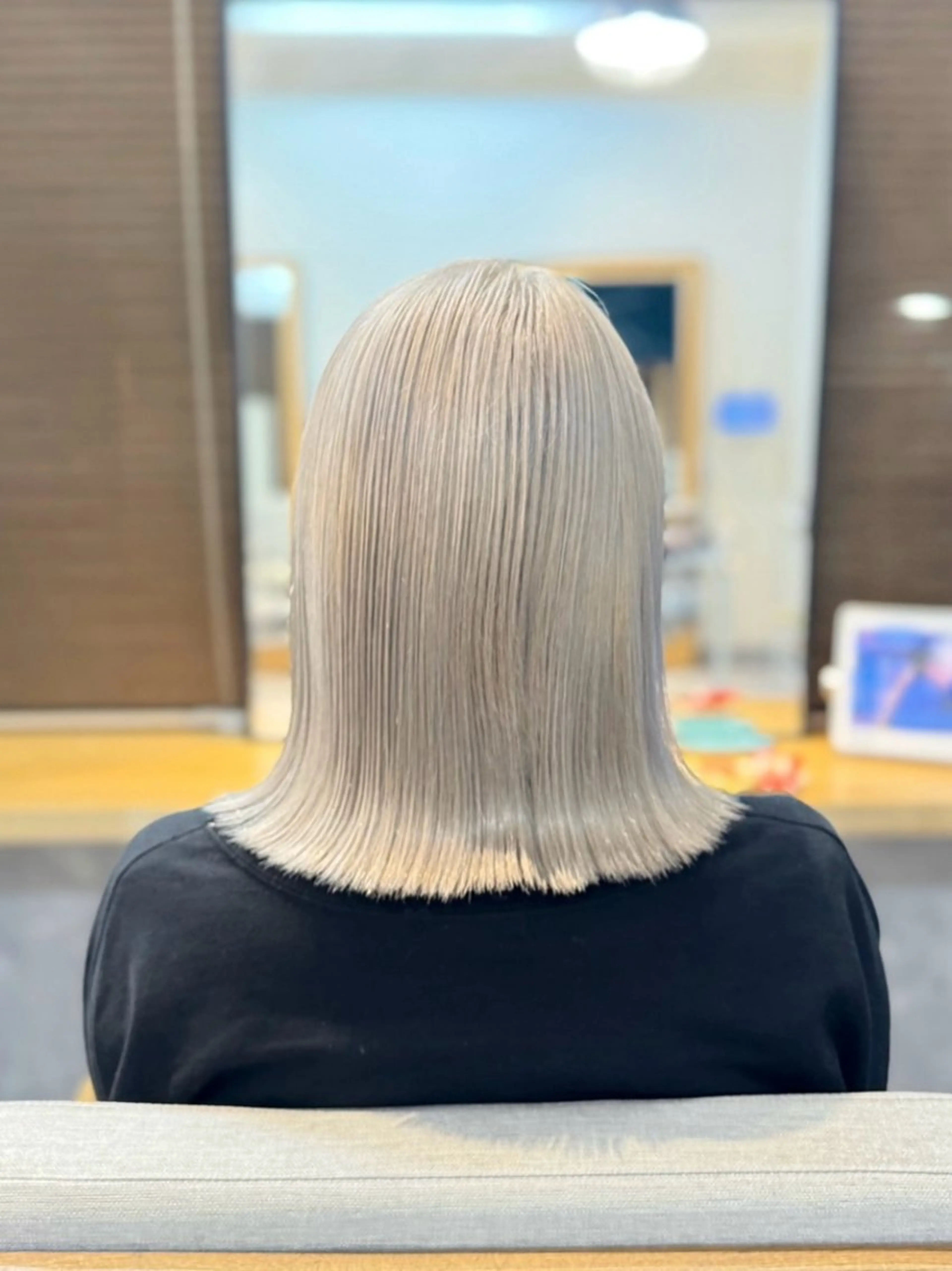 ミディアム カラー カット ヘアカラー トリートメント 似合わせ/ブリーチ/ 透明感/sanamiのヘアスタイル