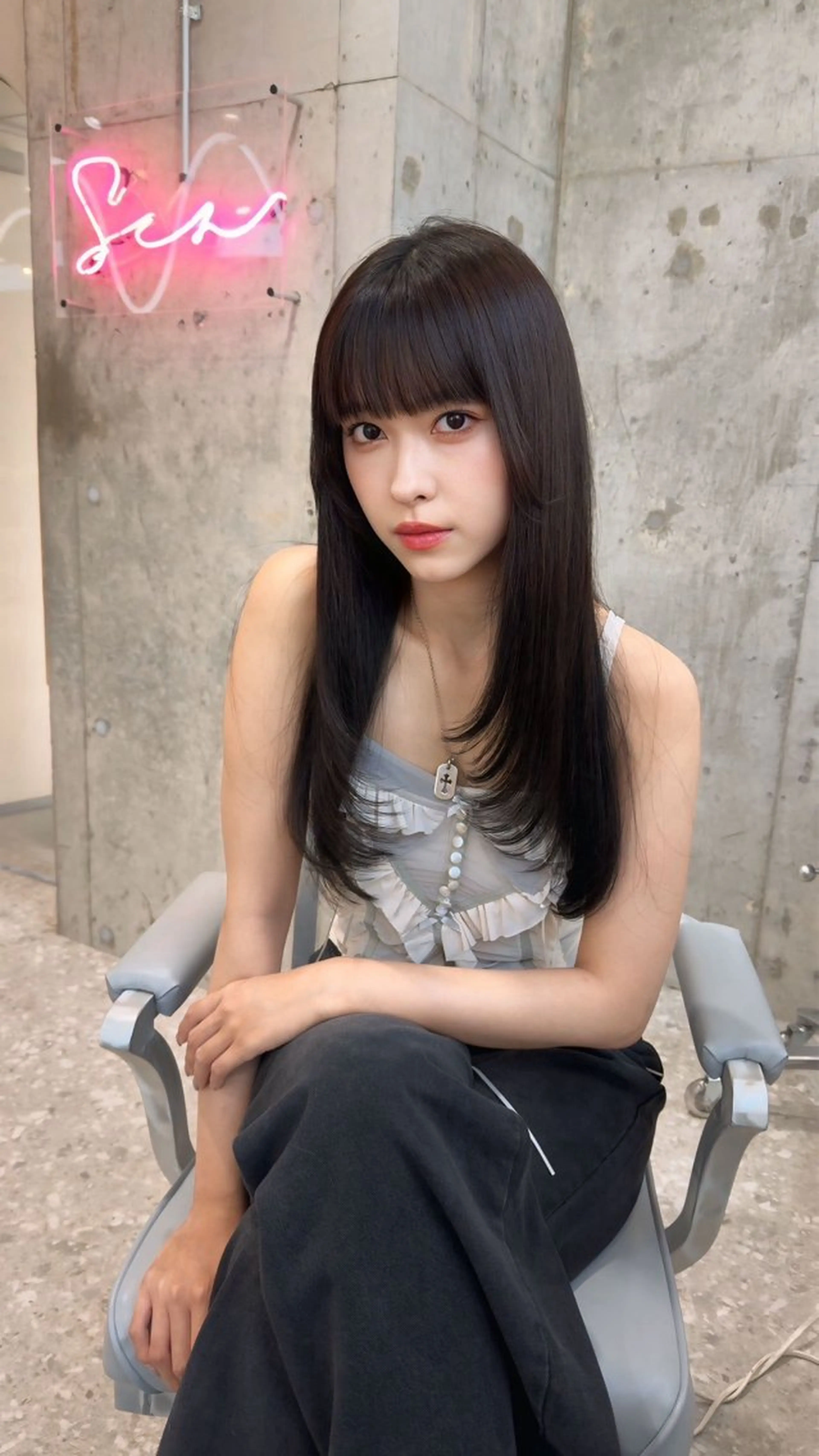 【ベーシックプラン🌈】カット+カラー+選べるトリートメント【仙台/髪質改善/韓国ヘア】の写真