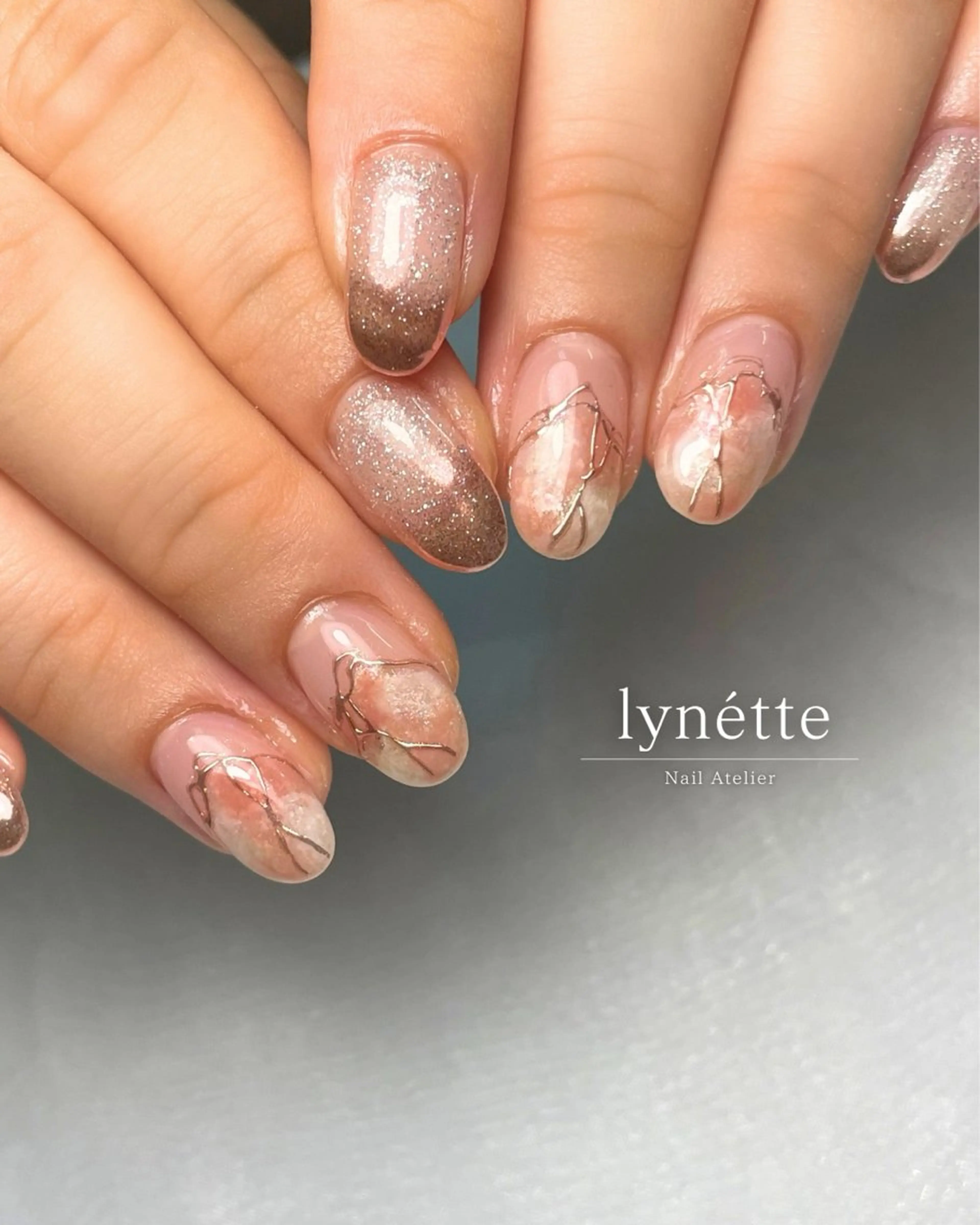 ネイル ニュアンスネイル lynétte 那覇ネイルサロンのネイルデザイン