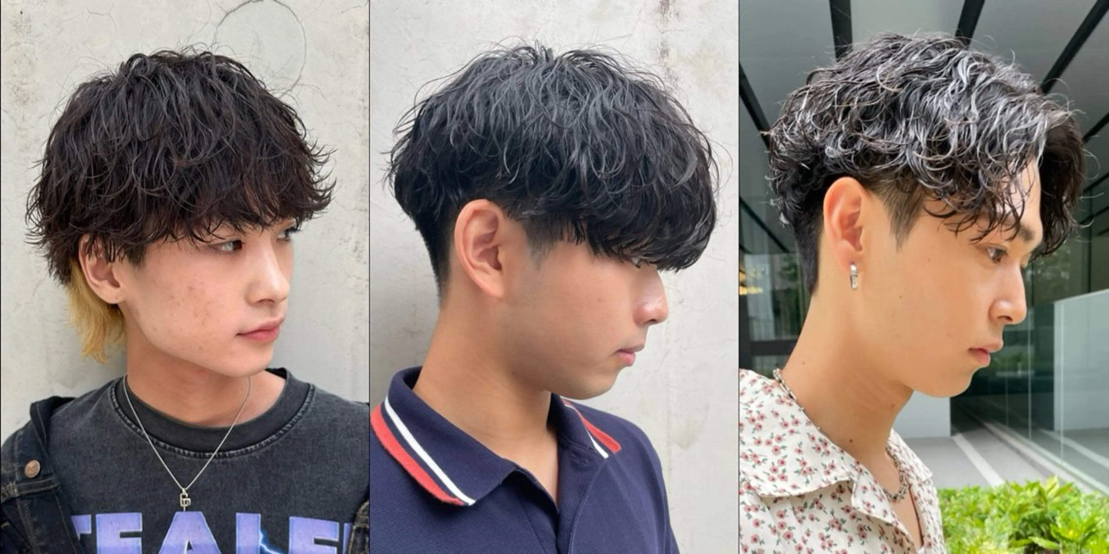 ショート パーマ メンズ 亀井隆汰/メンズ専門 パーマ特化美容師のヘアスタイル