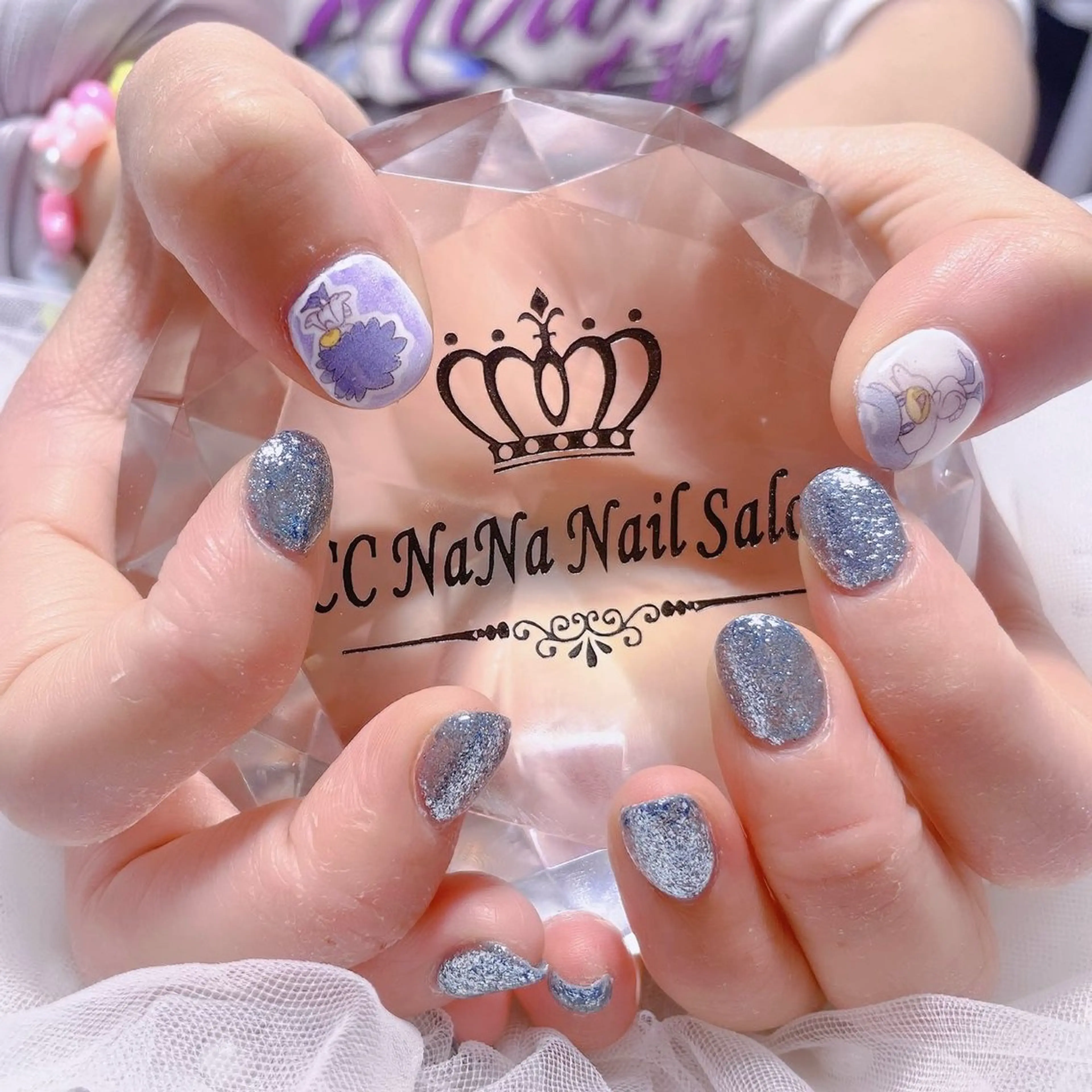 ネイル 持ち込み 💎CC・NaNa 韓国風ネイル🌙Cのネイルデザイン