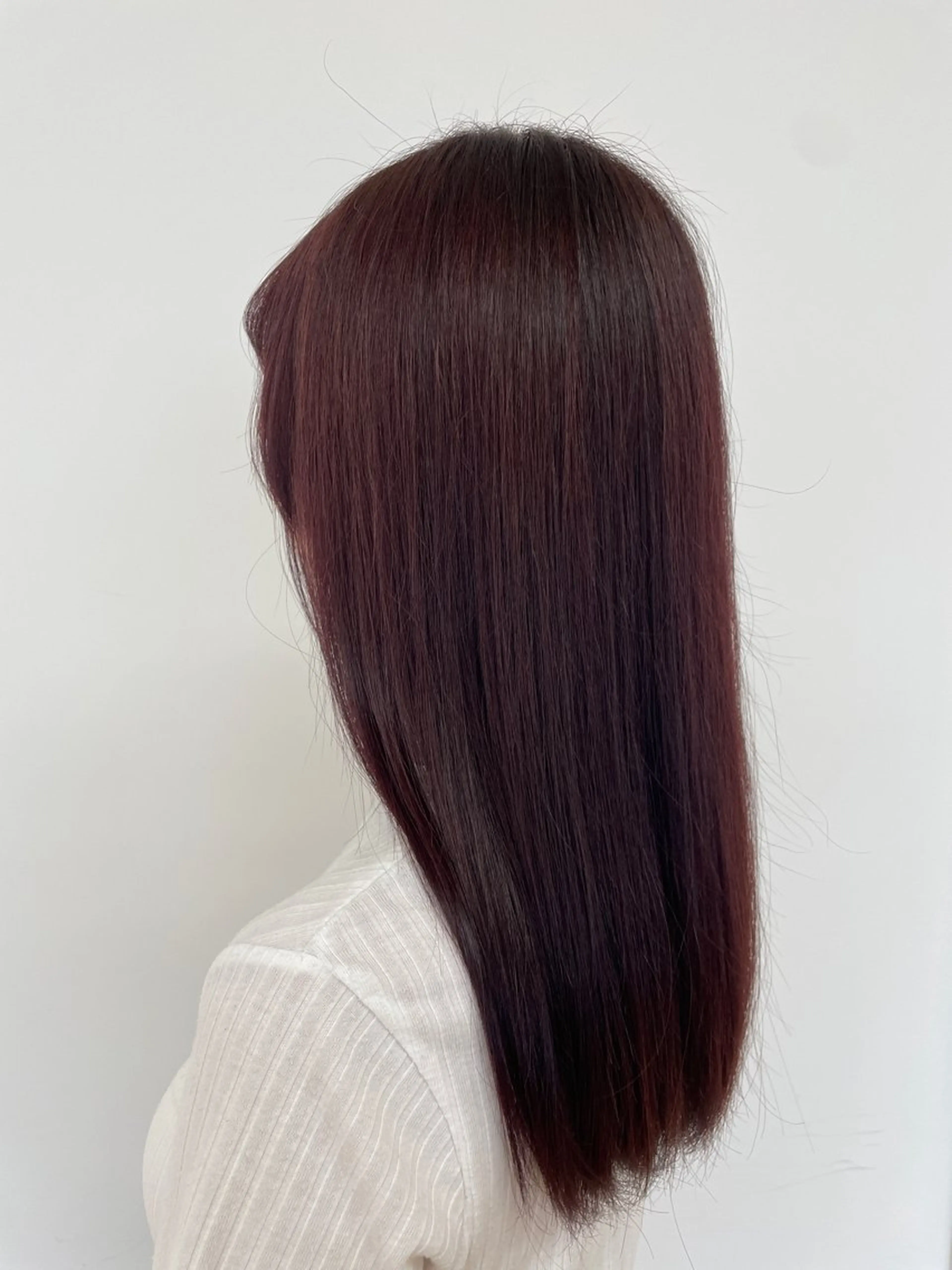 ロング カラー HONOKA 縮毛矯正/艶カラーのヘアスタイル