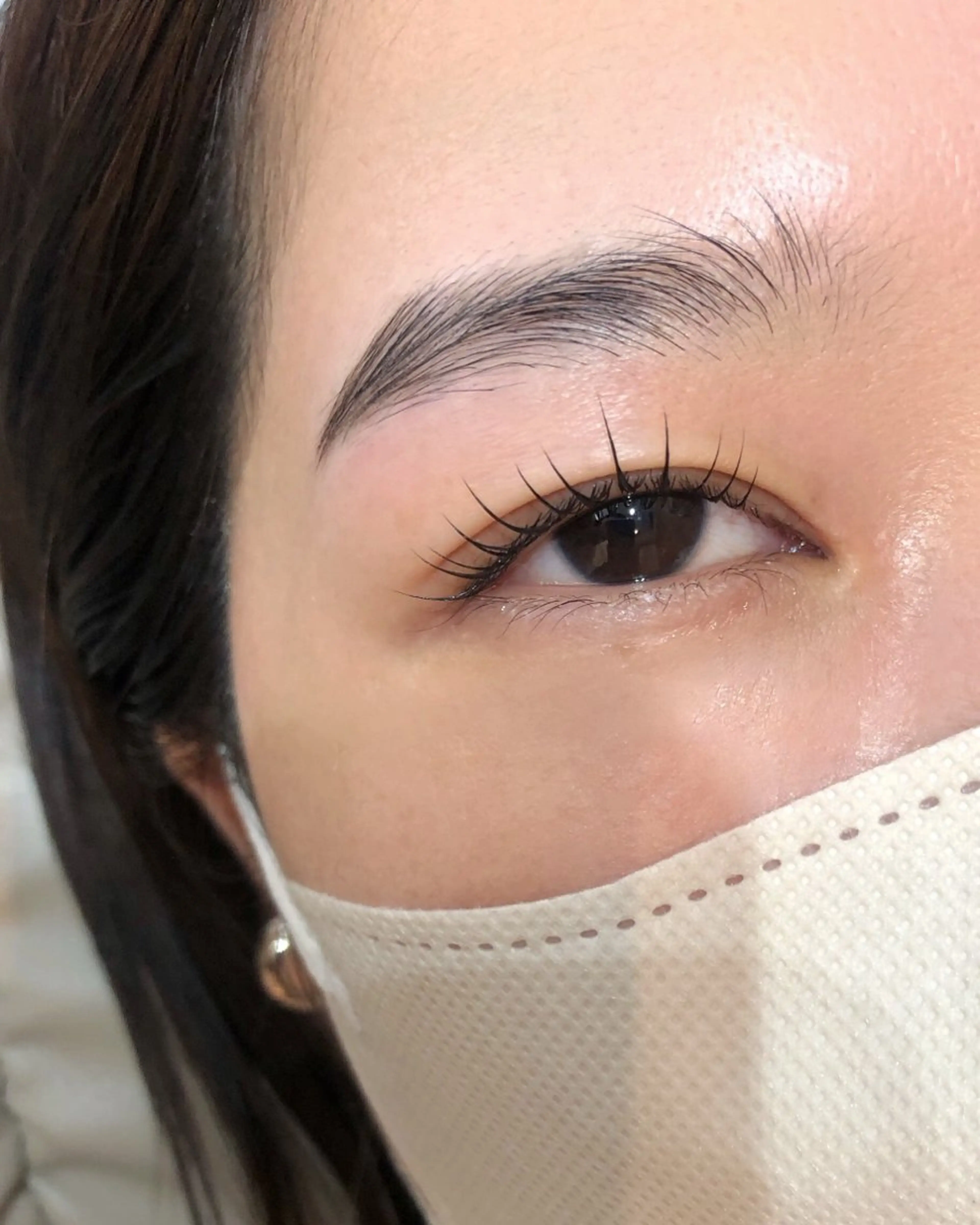 ぺたっと貼り付かない眉毛パーマ＋カールが選べるラッシュリフト4500円🌱の写真