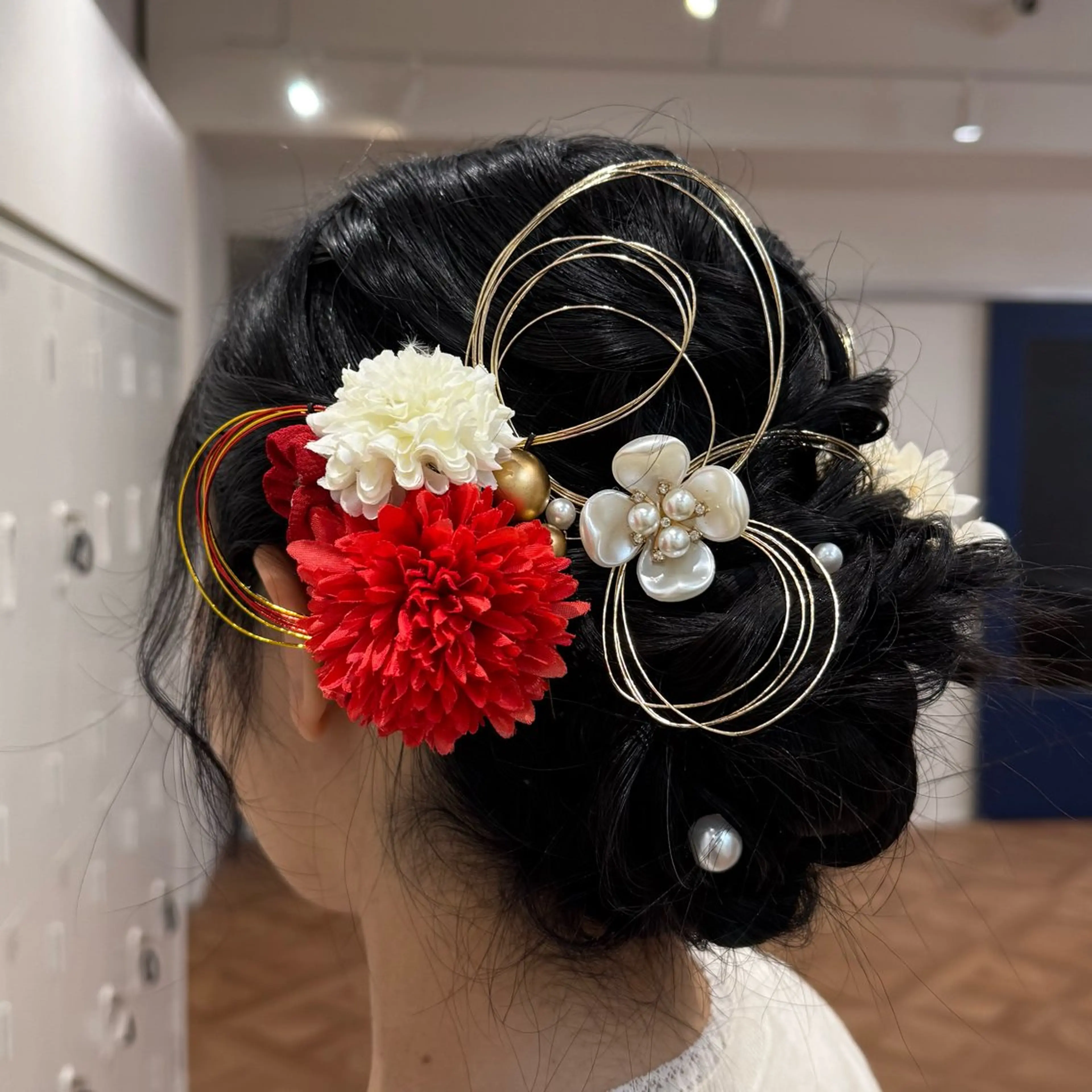 ロング ヘアアレンジ キヨミ 韓国レイヤーカットのヘアスタイル