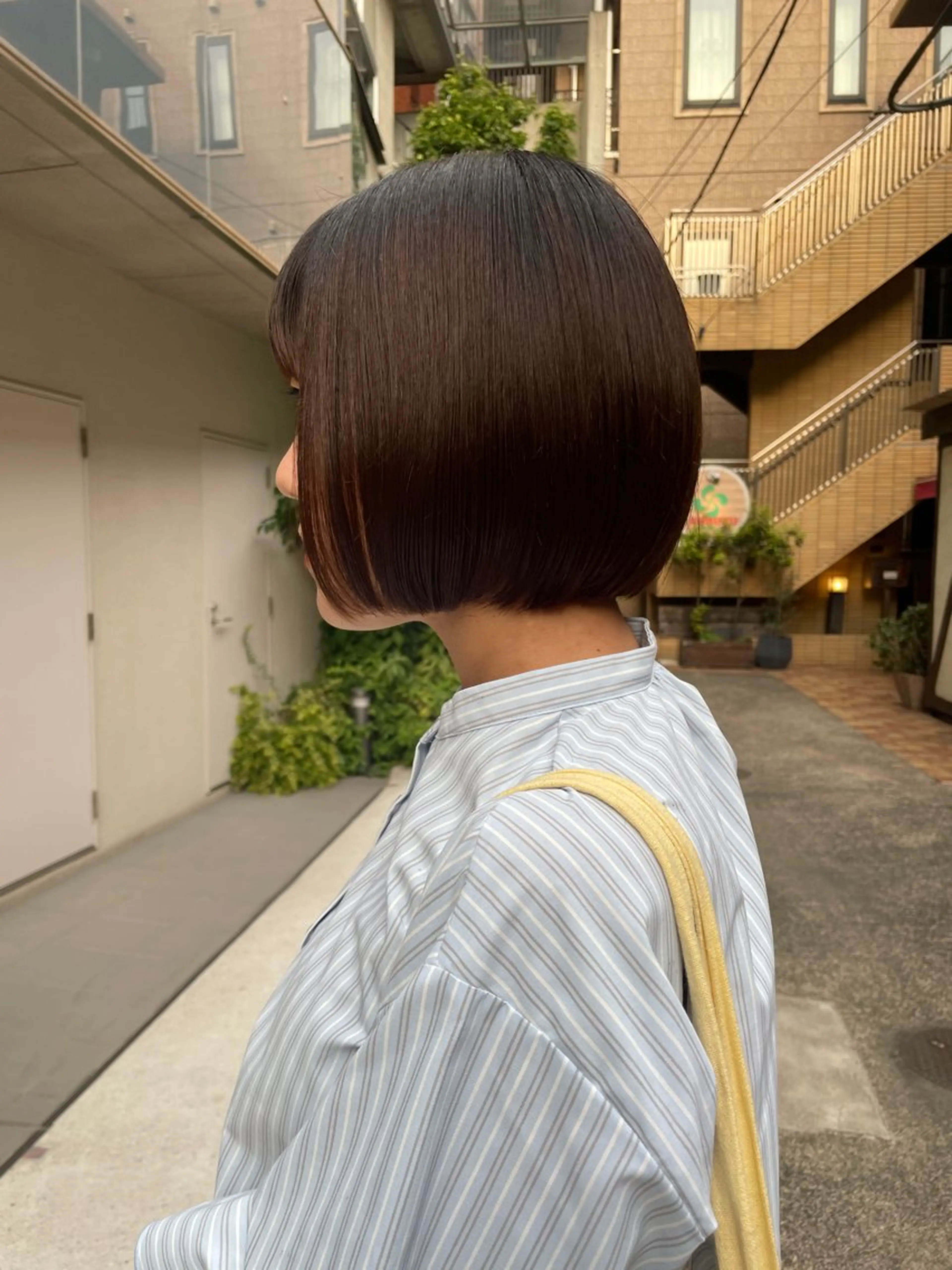 ミディアム カラー カット ヘアカラー トリートメント 表参道/髪質改善・ 透明感 colorのヘアスタイル