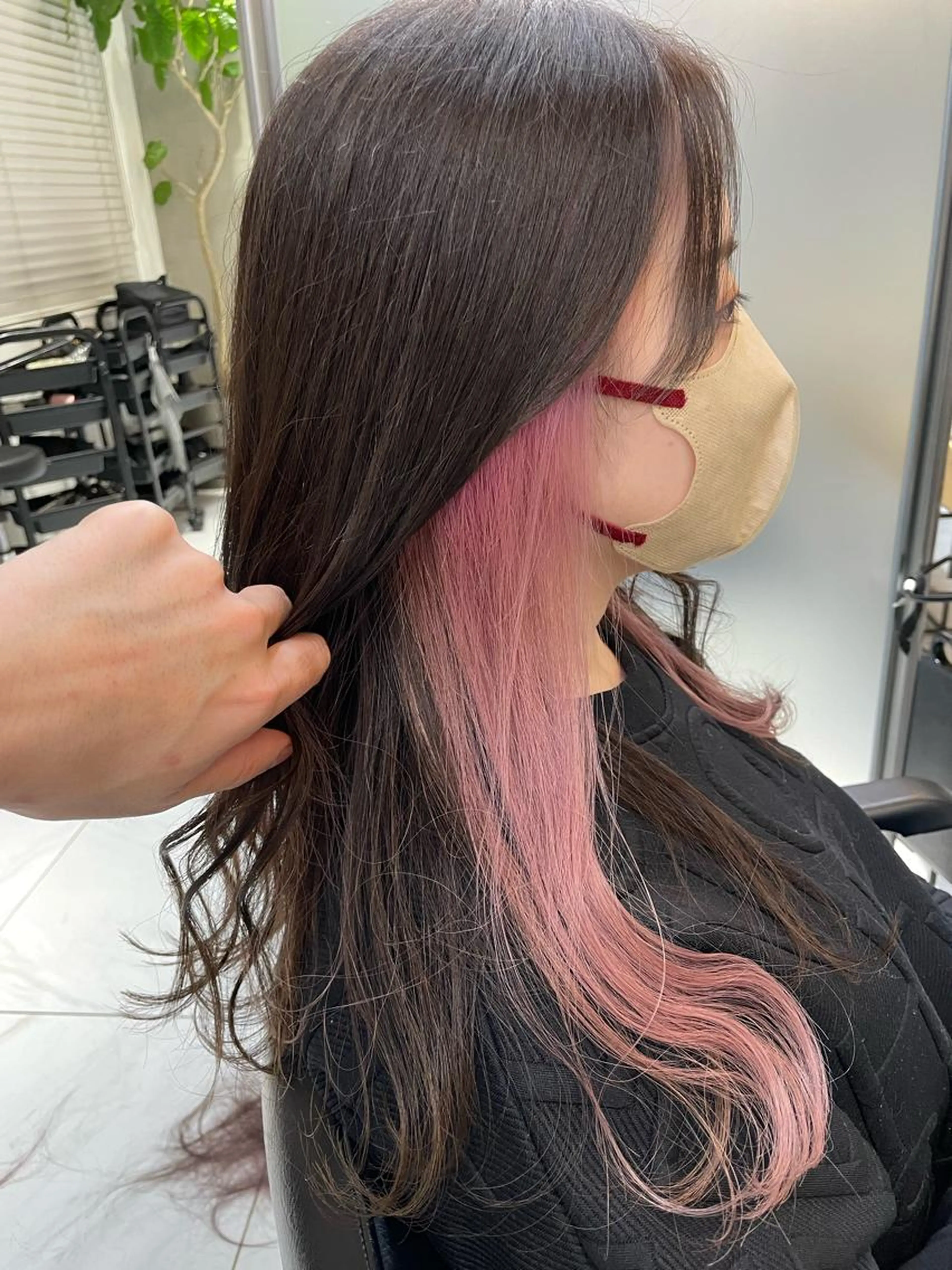 🌟大好評🌟カット＋インナーカラー✨＋透明感カラー✨＋高保湿トリートメント🌸の写真