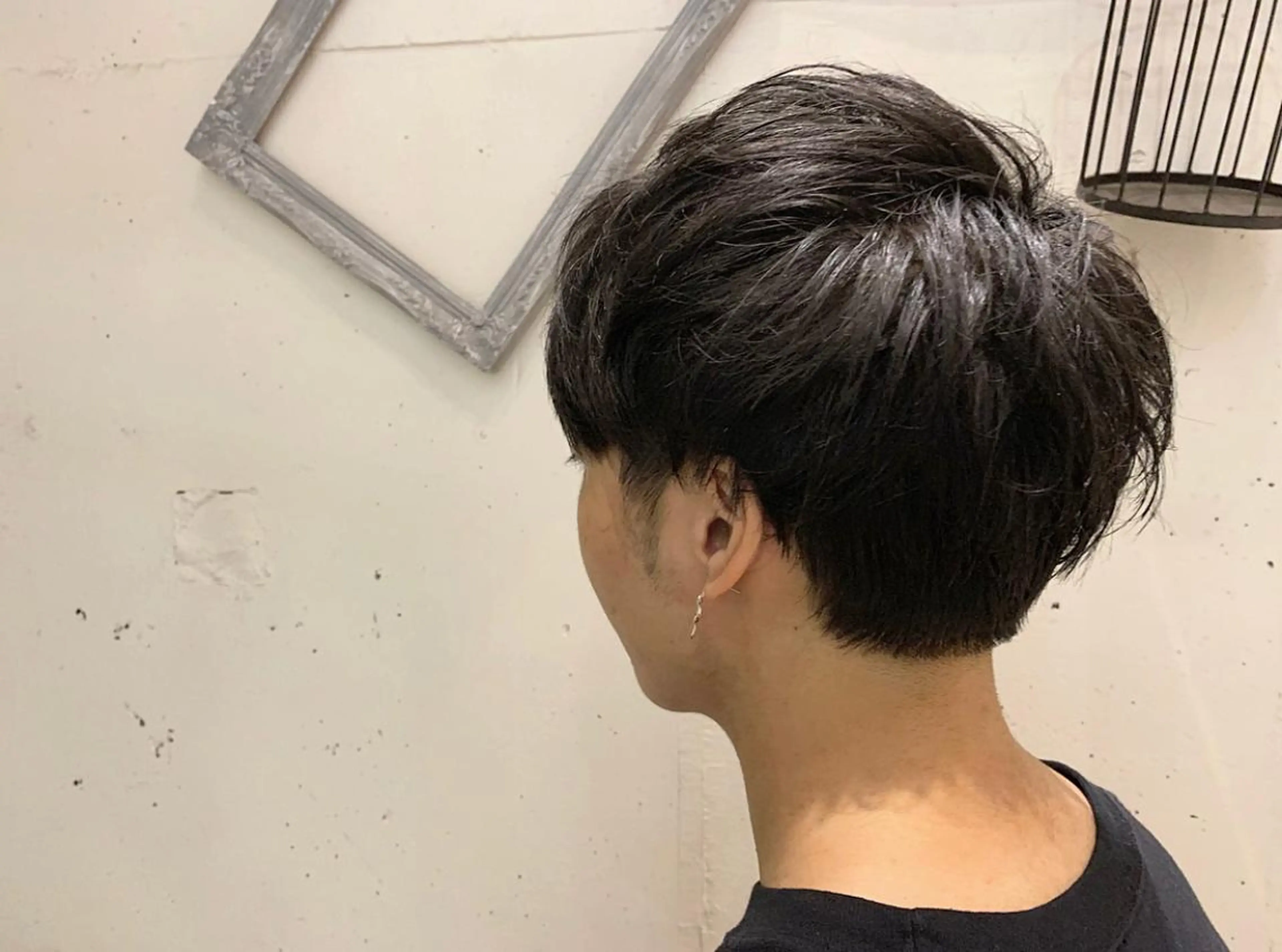 メンズ マッシュ 刈り上げ カット たかいわ みきのヘアスタイル