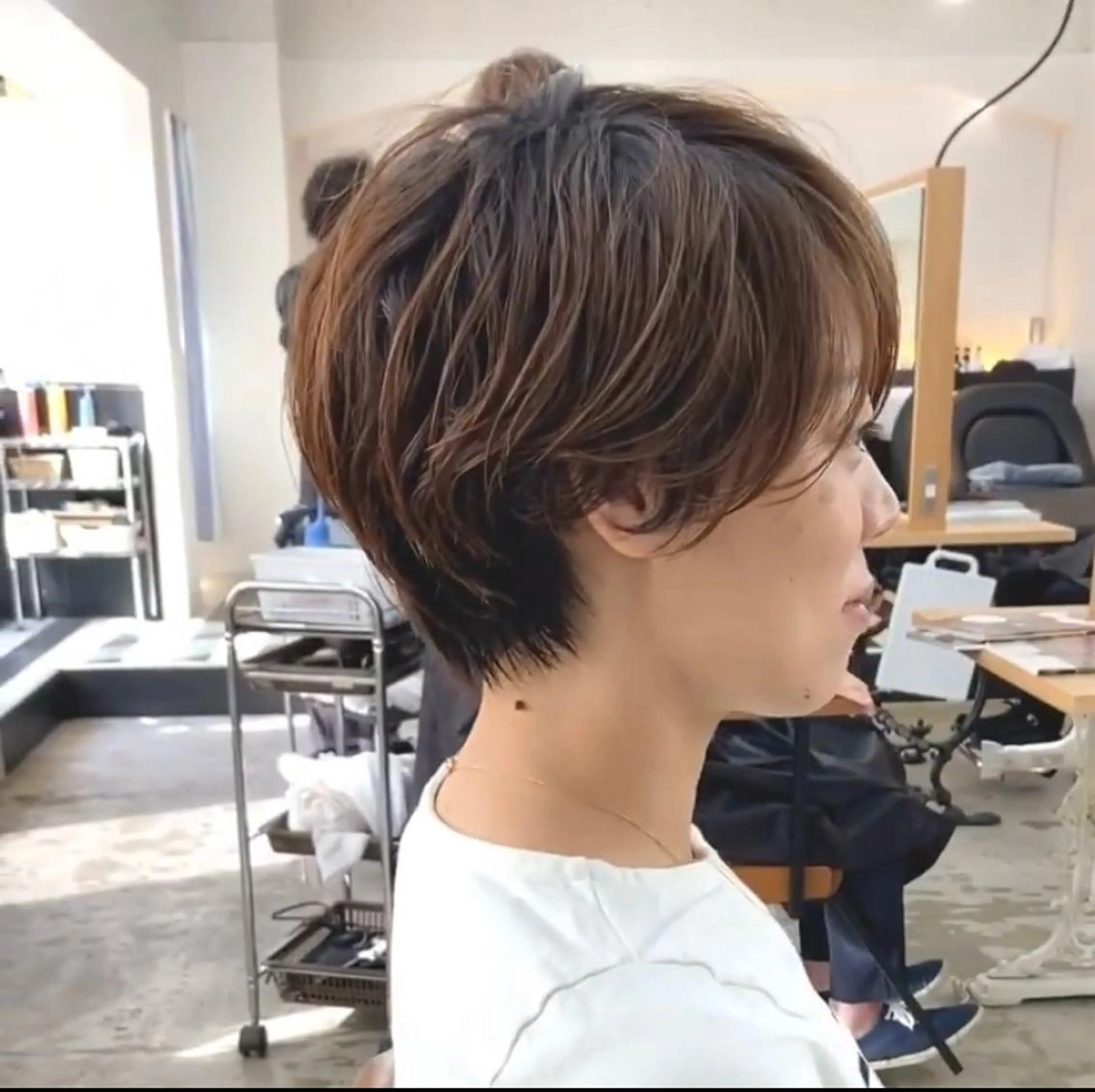 パーマ ショートヘア、ボブ こやさん　コヤマのヘアスタイル