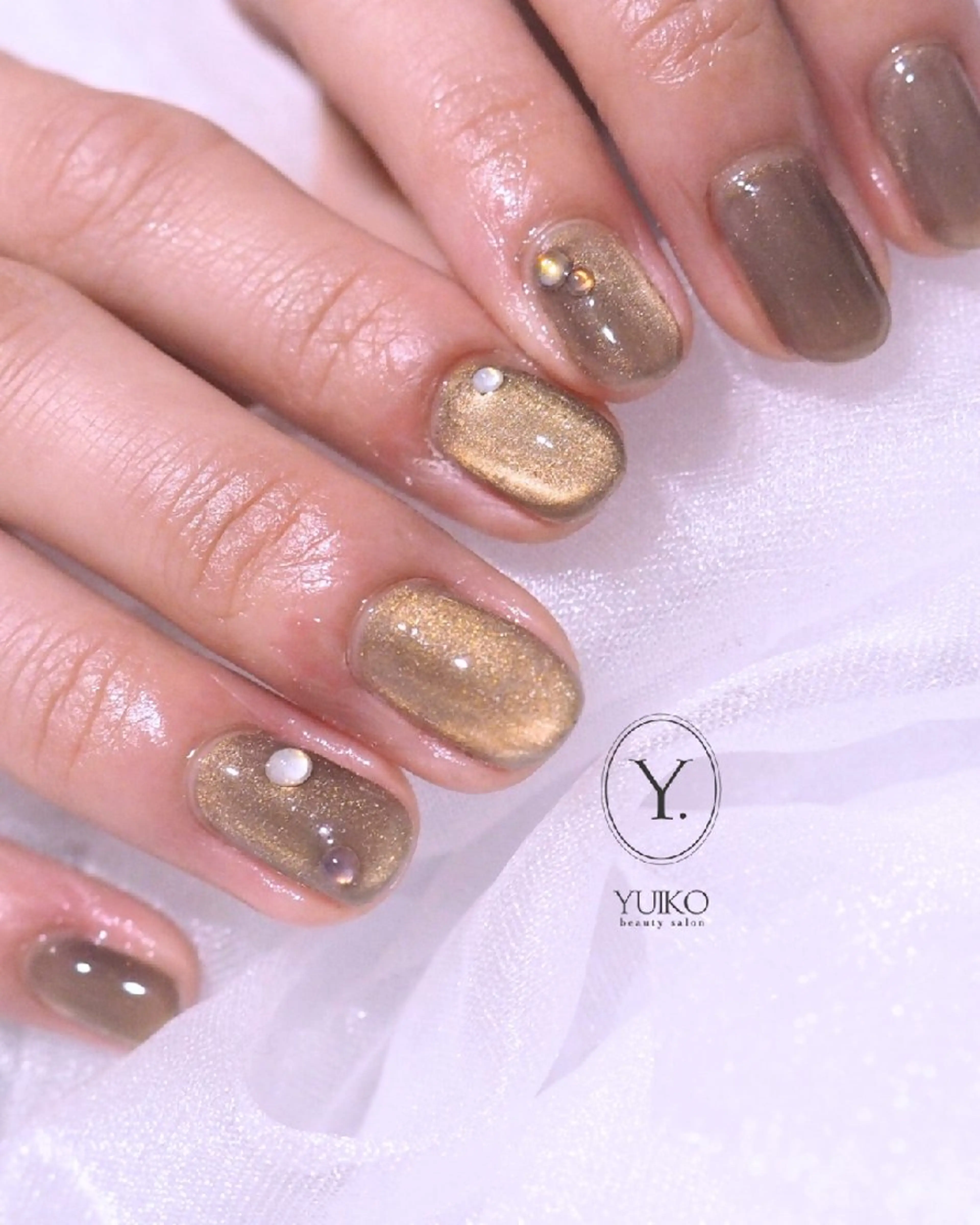 ネイル マグネットネイル ハンドネイル YUIKO _nail のネイルデザイン