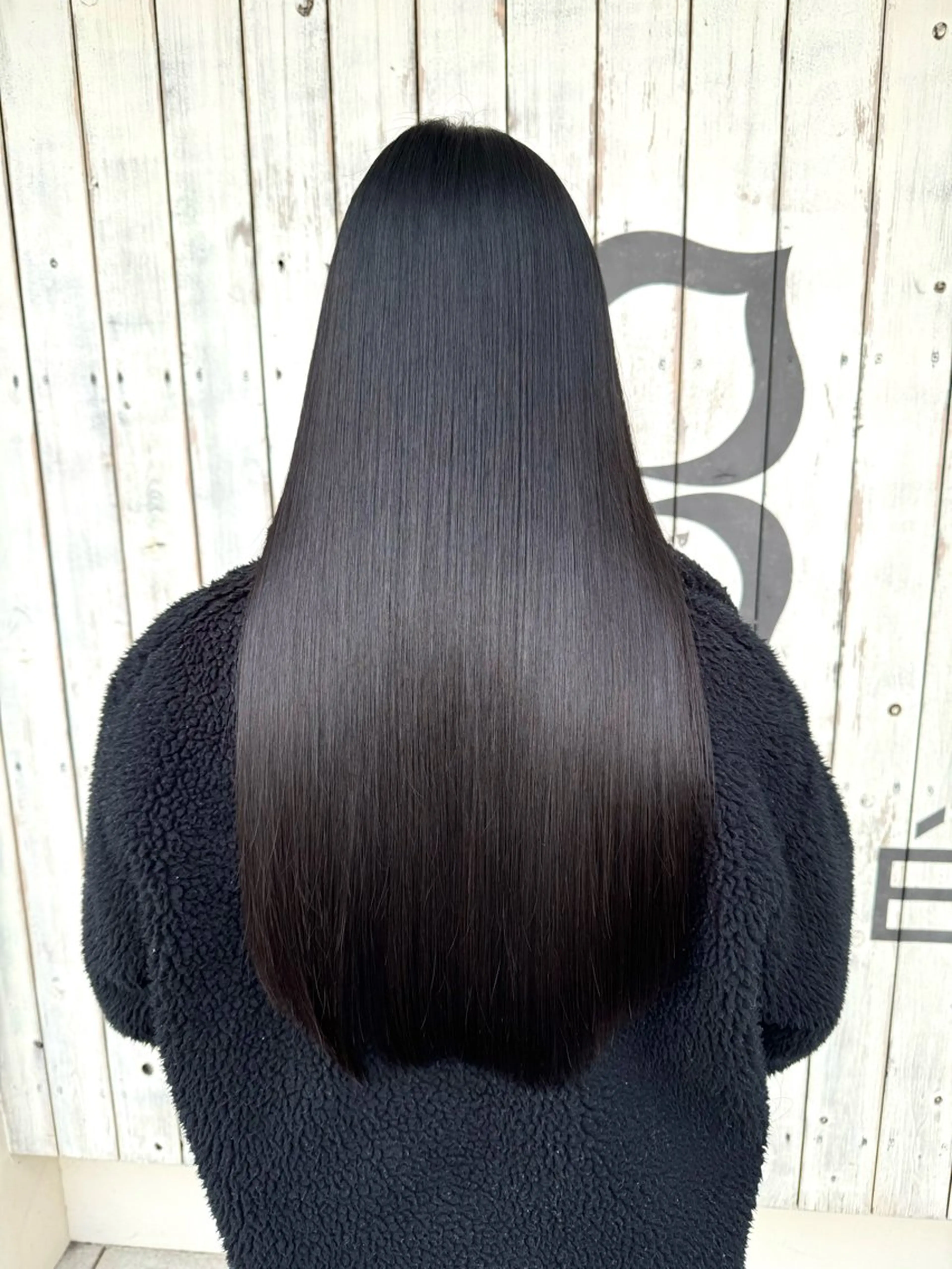 ロング 縮毛矯正 中川 真帆のヘアスタイル