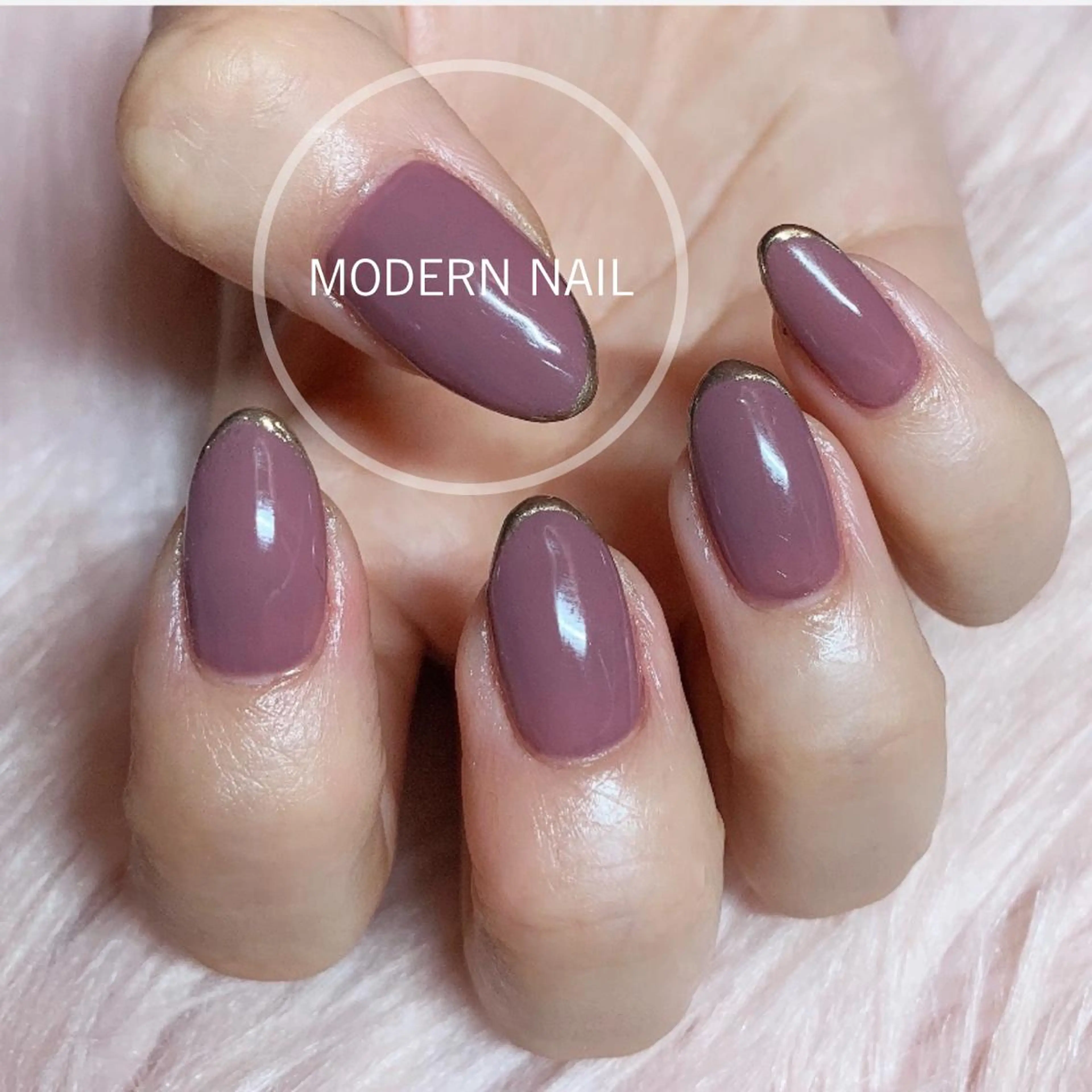 ネイル フレンチネイル ミラーネイル 小川 玲奈のネイルデザイン