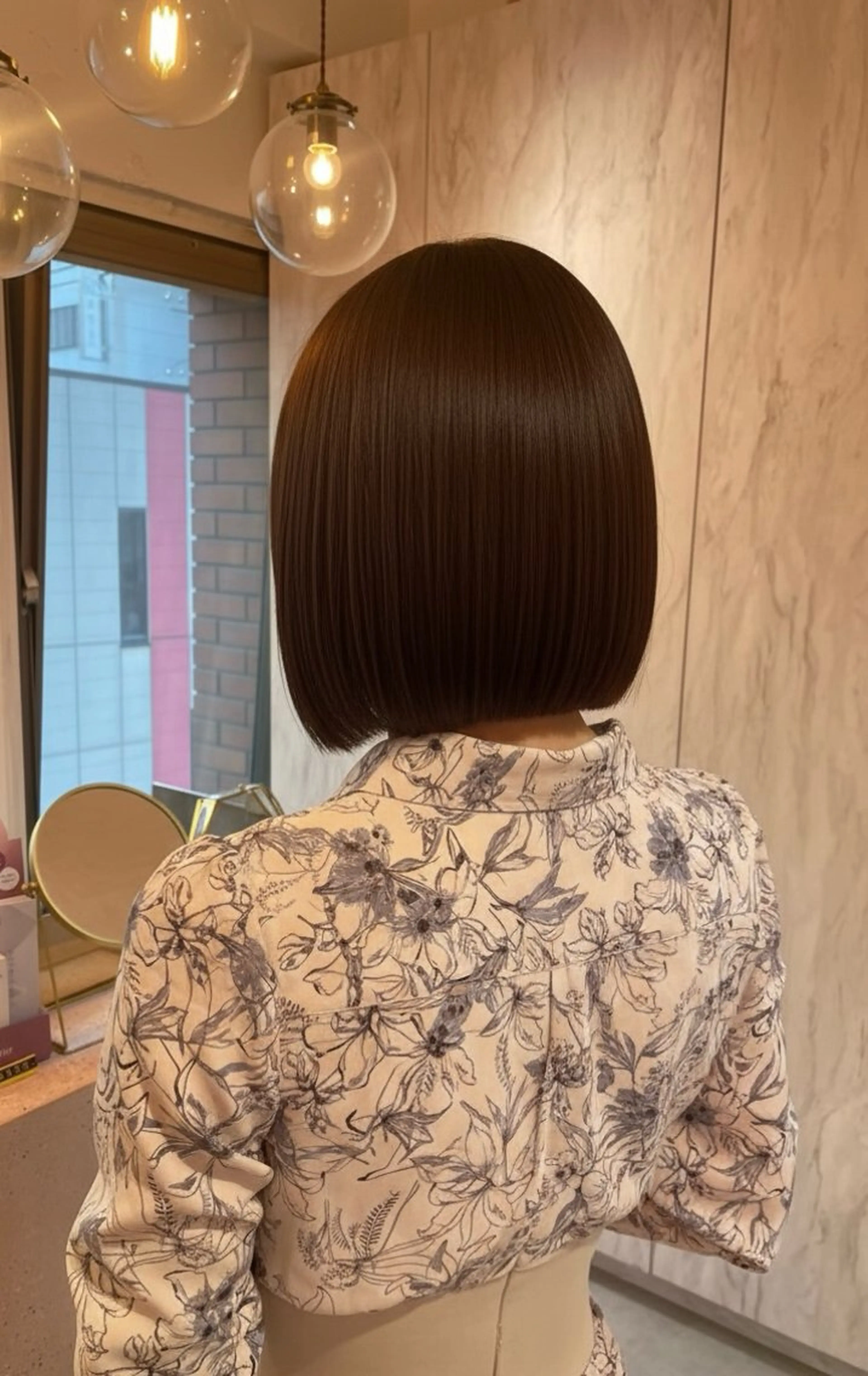 ショート ボブ カット ヘアカラー トリートメント 新宿/韓国レイヤー/ 顔周りカット松本美晴のヘアスタイル