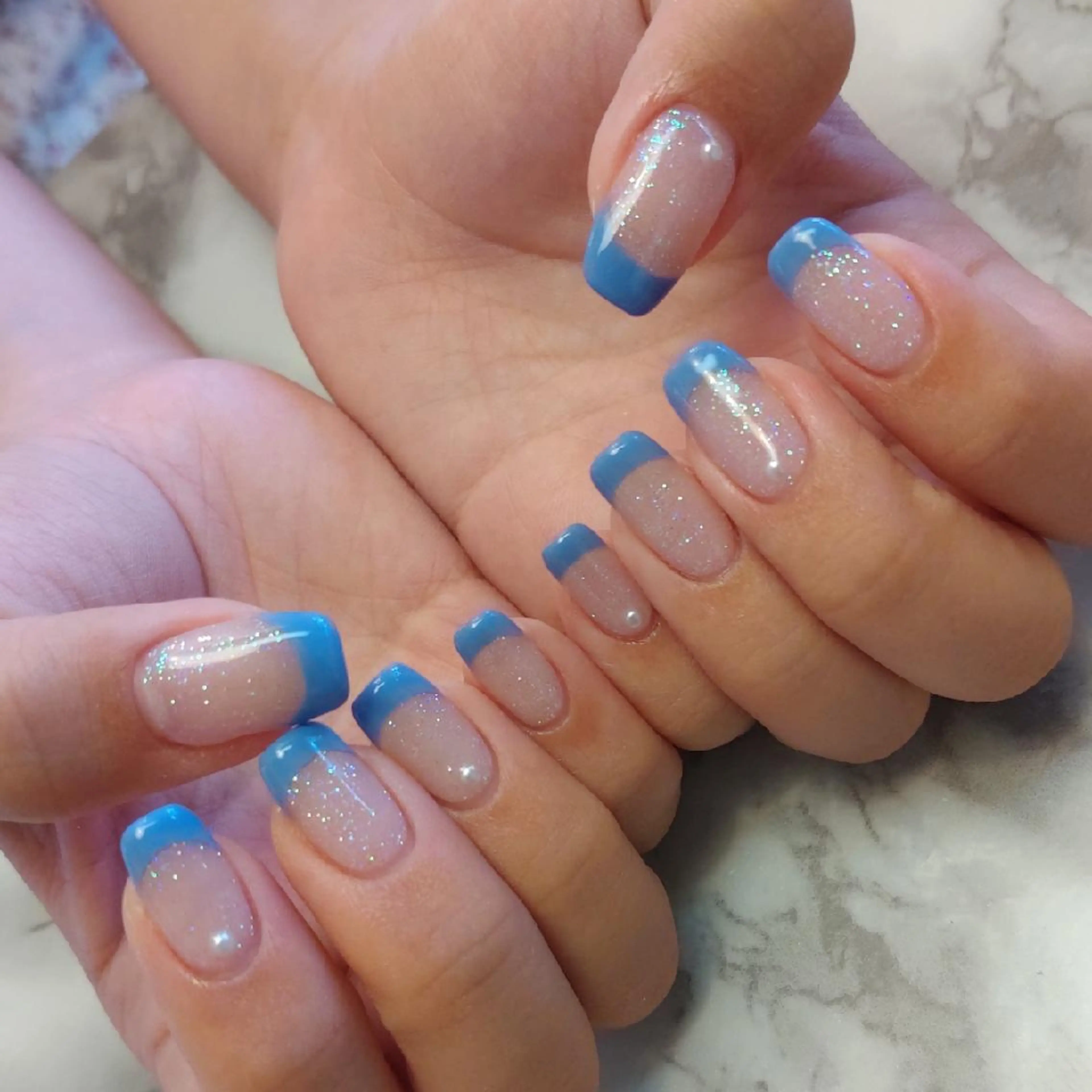 ネイル フレンチネイル ジェヌインネイル 河内のネイルデザイン