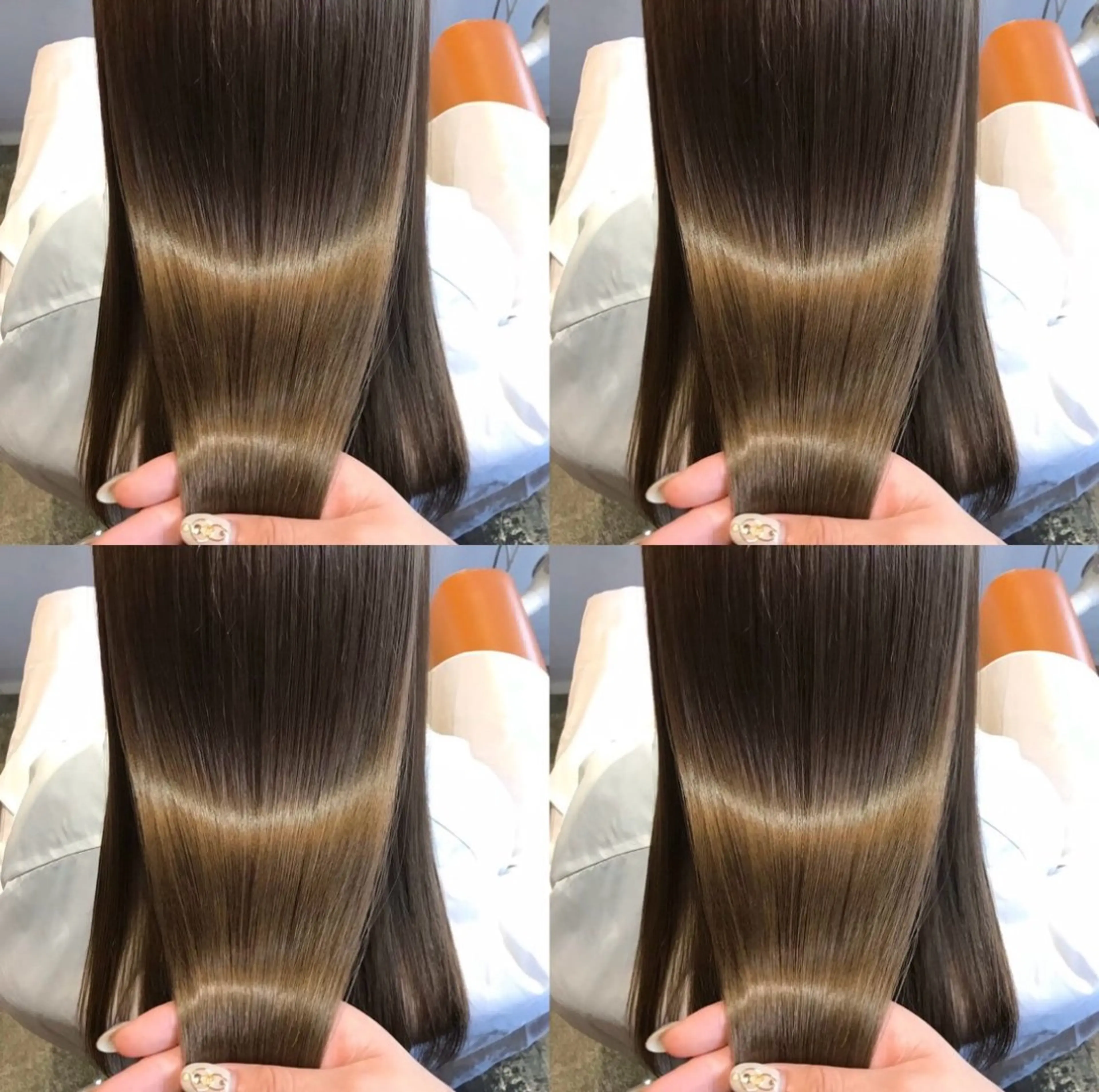 🔹ブリーチなしケアダブルカラー➕クイックメテオトリートメント【髪質改善/艶髪/美髪/韓国ヘア】の写真