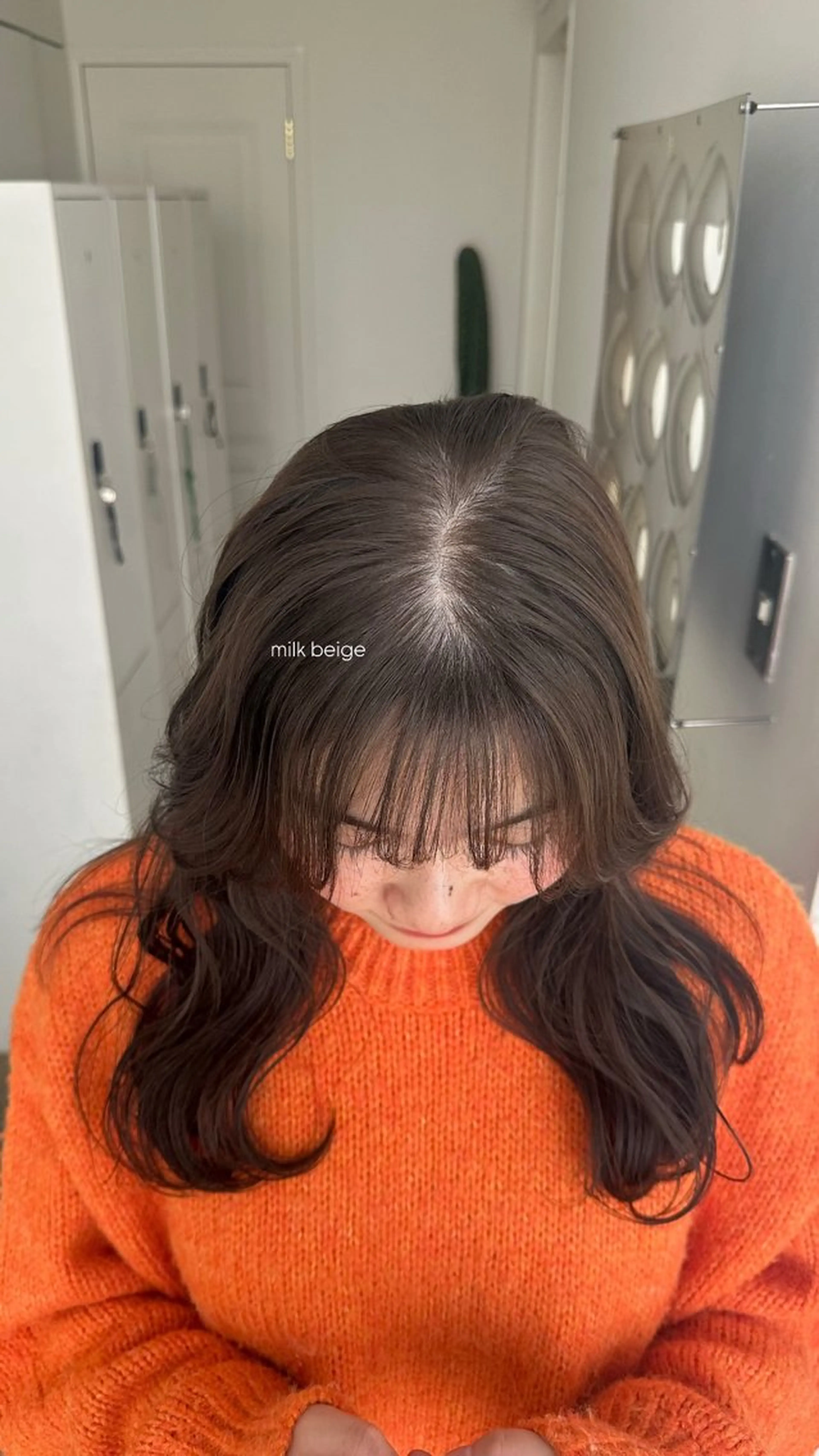 ロング カラー ベージュカラー ブリーチ ブリーチなしカラー 髪質改善/似合わせ カラー/レイヤーのヘアスタイル