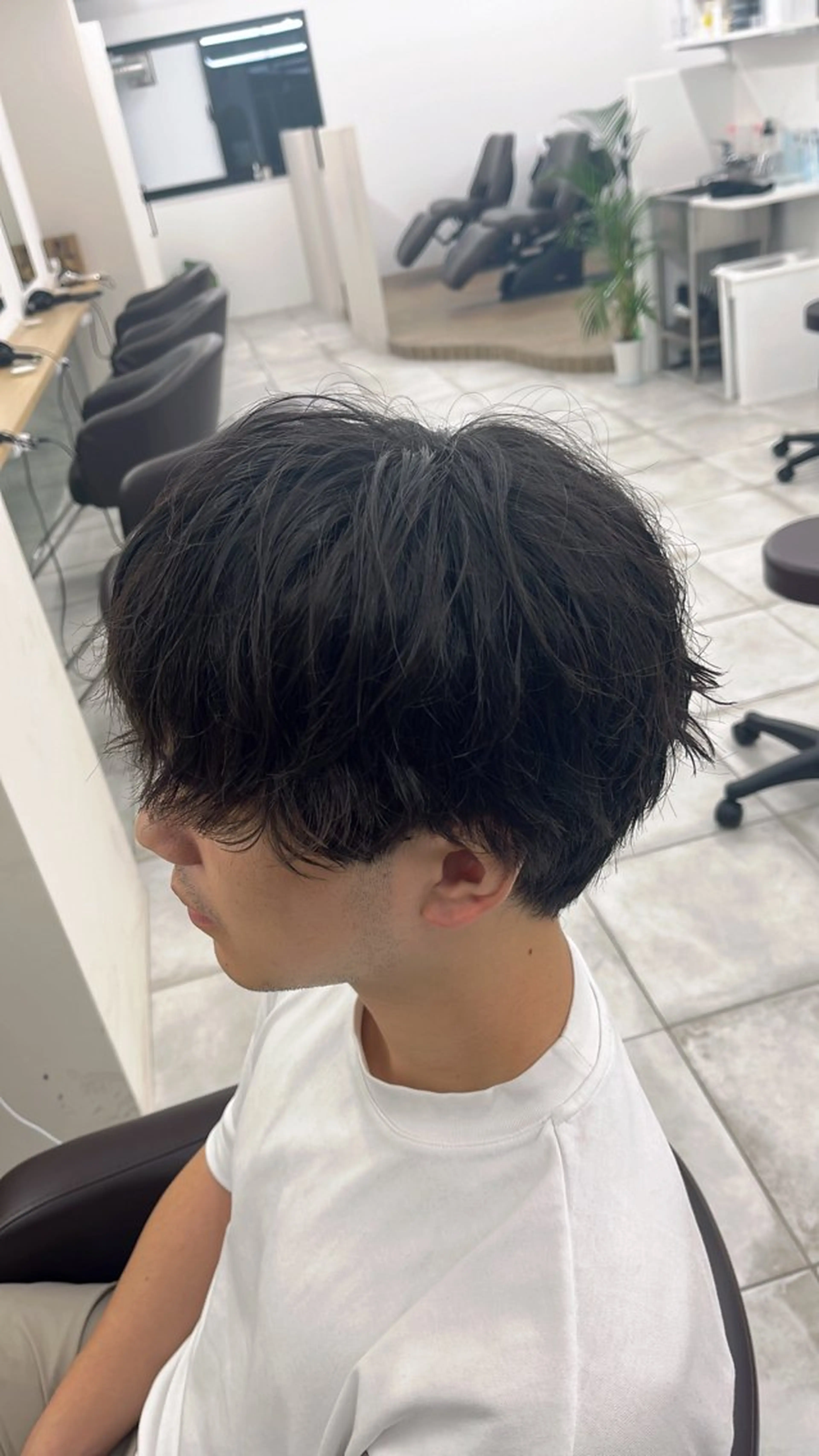 ショート パーマ メンズ 🏆メンズヘア特化 🥇代表りんぺーのヘアスタイル