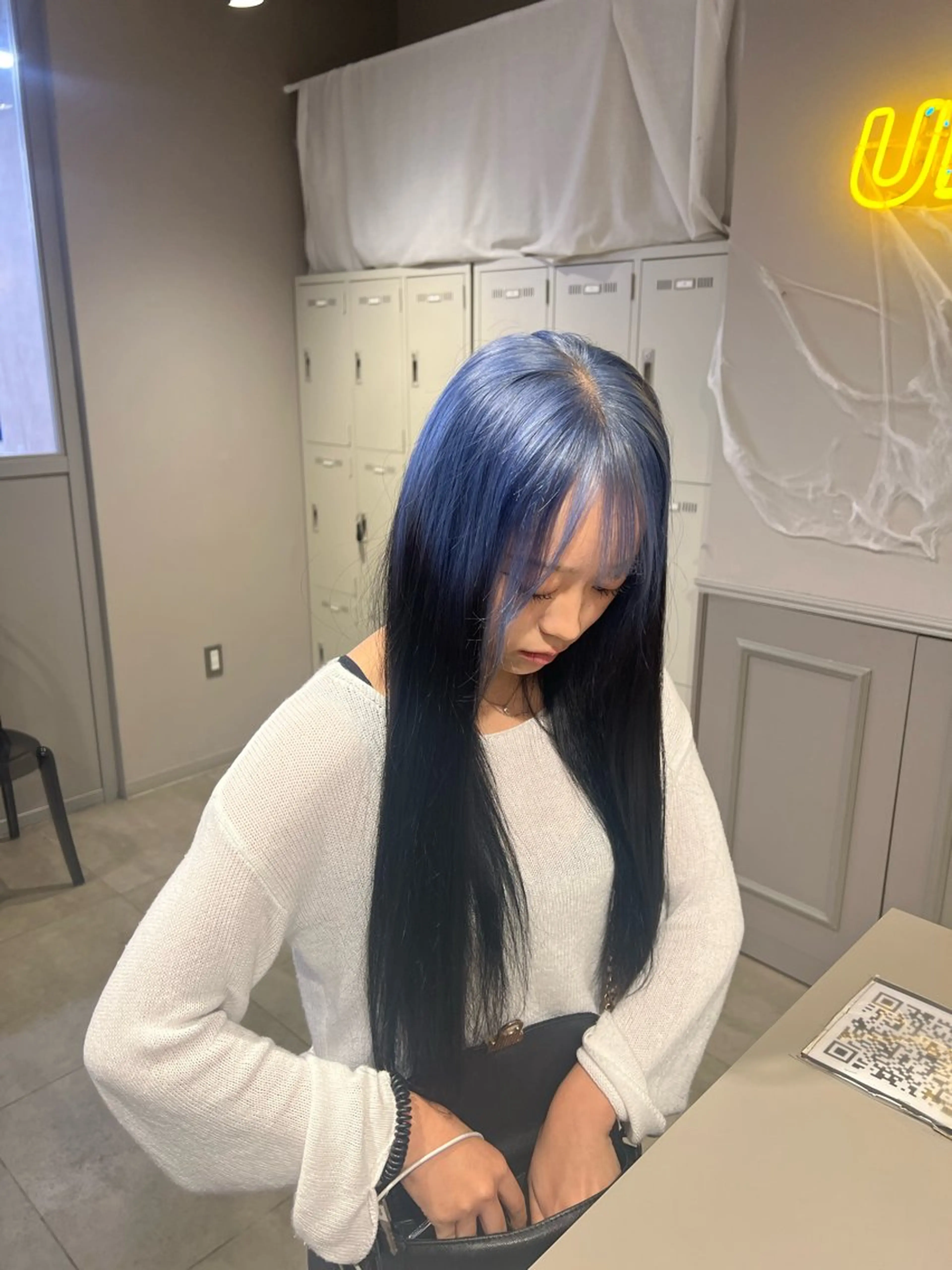 ロング カラー ヘアカラー 韓国レイヤーカット /REIのヘアスタイル