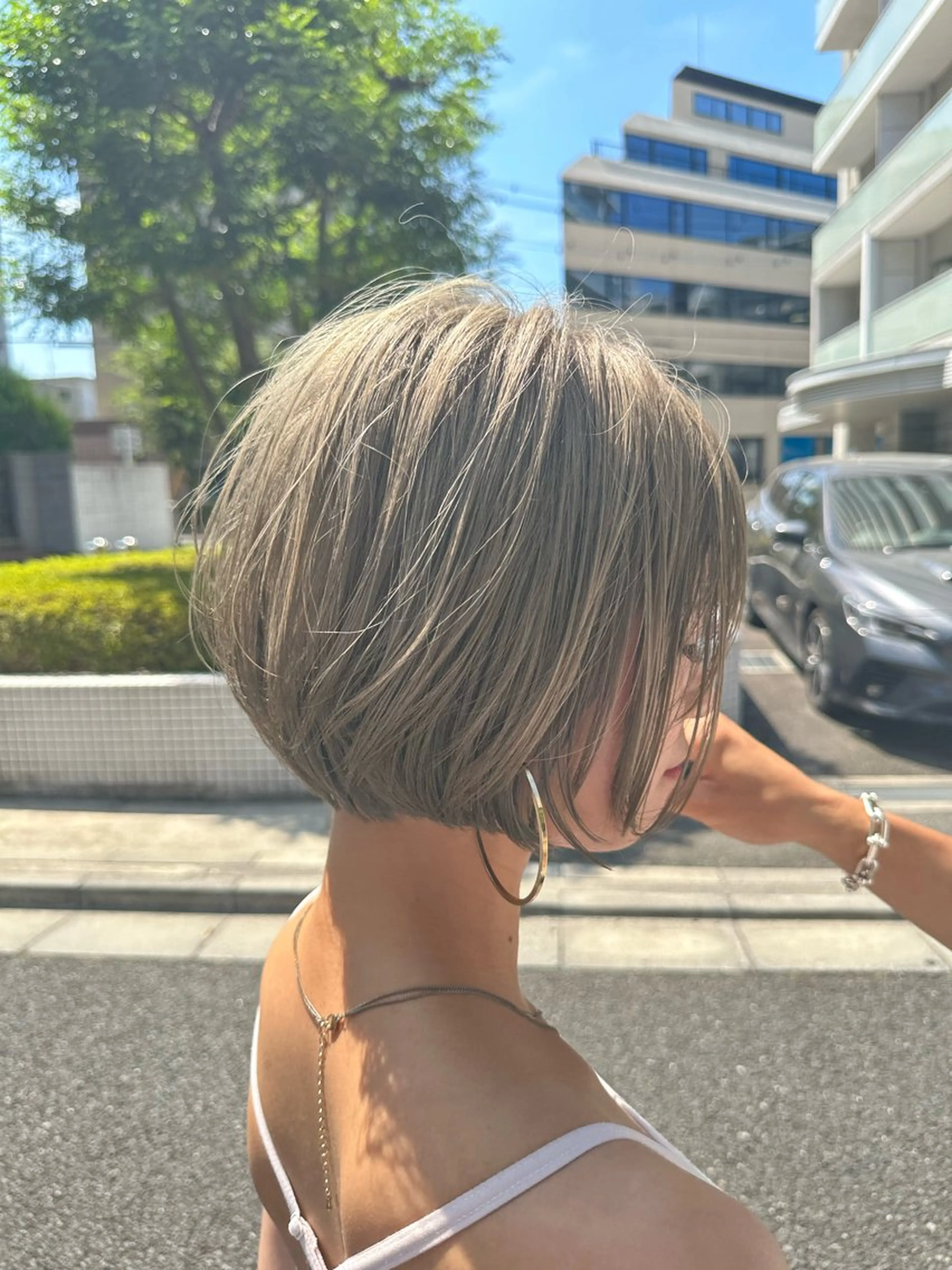 ショート ショートヘア 小顔カット カット ヘアカラー トリートメント ヘッドスパ taiga ショート /レイヤー/矯正🌈のヘアスタイル