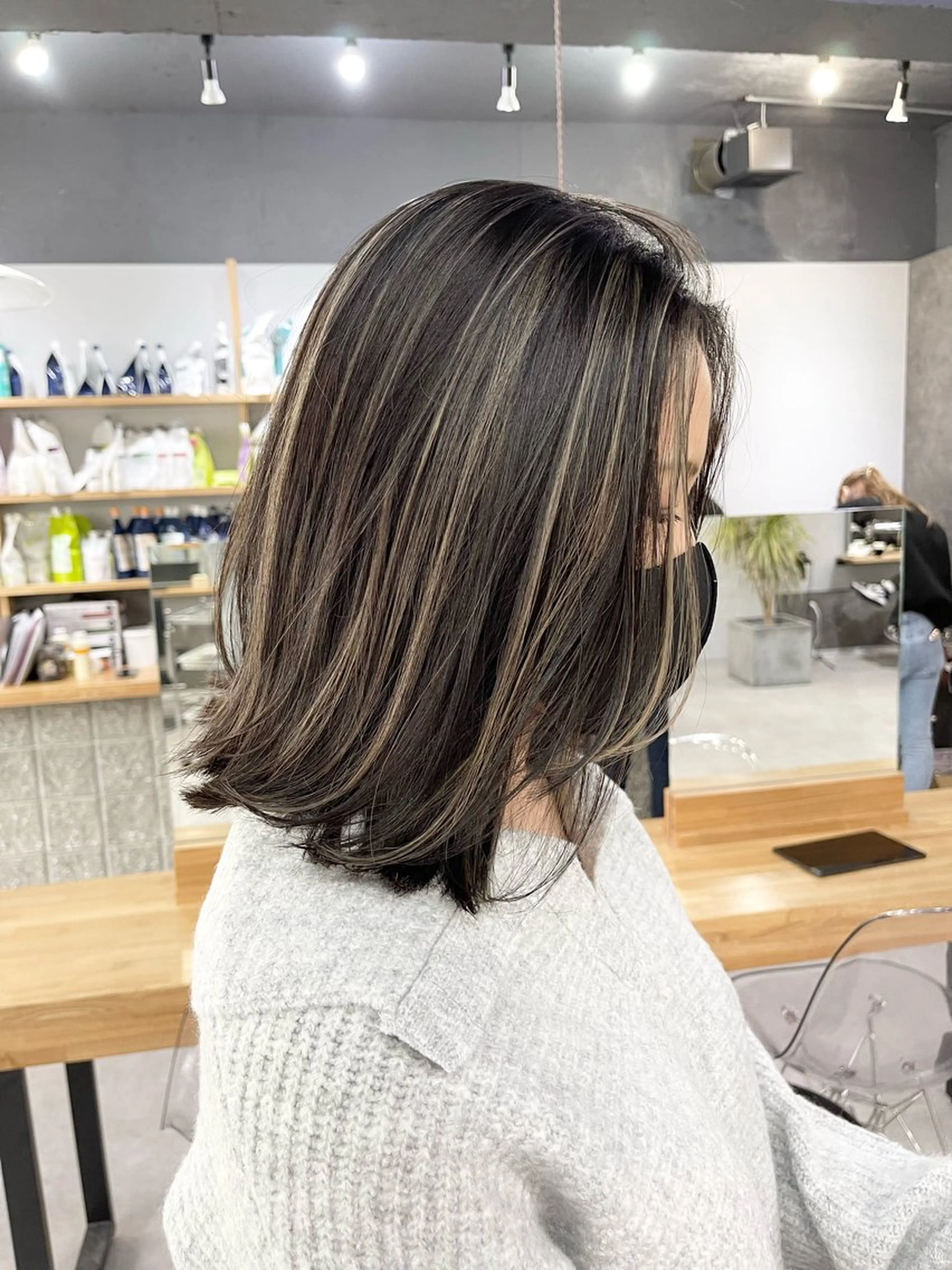 【赤みオフ】🐻ハイライト+カラー+カット+1stepトリートメント🐻の写真