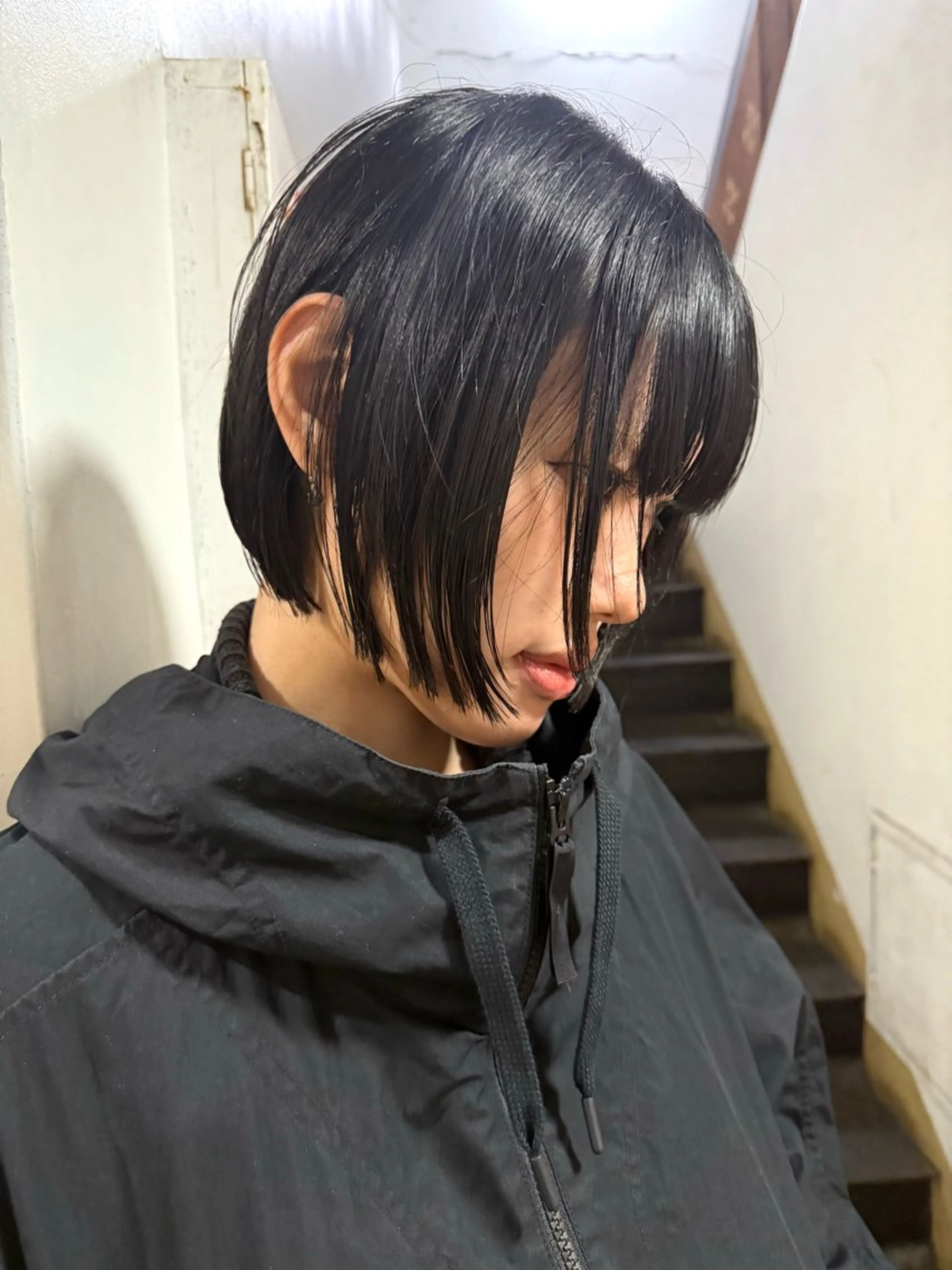 ミディアム カット レイヤー/顔周り/ Riku🪐のヘアスタイル