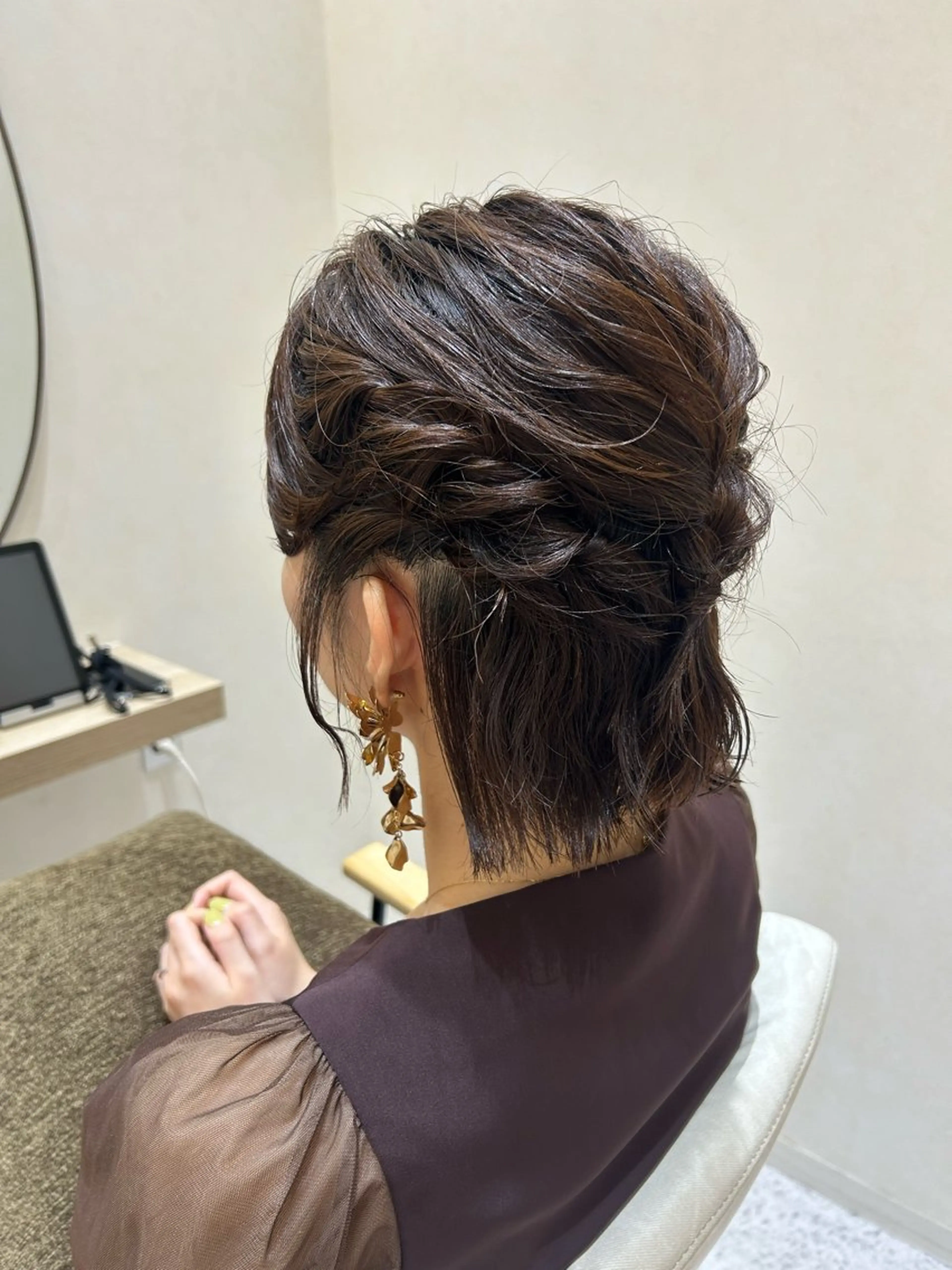 ヘアアレンジ ヘアセット Yamamoto 半個室美容室zinaのヘアスタイル