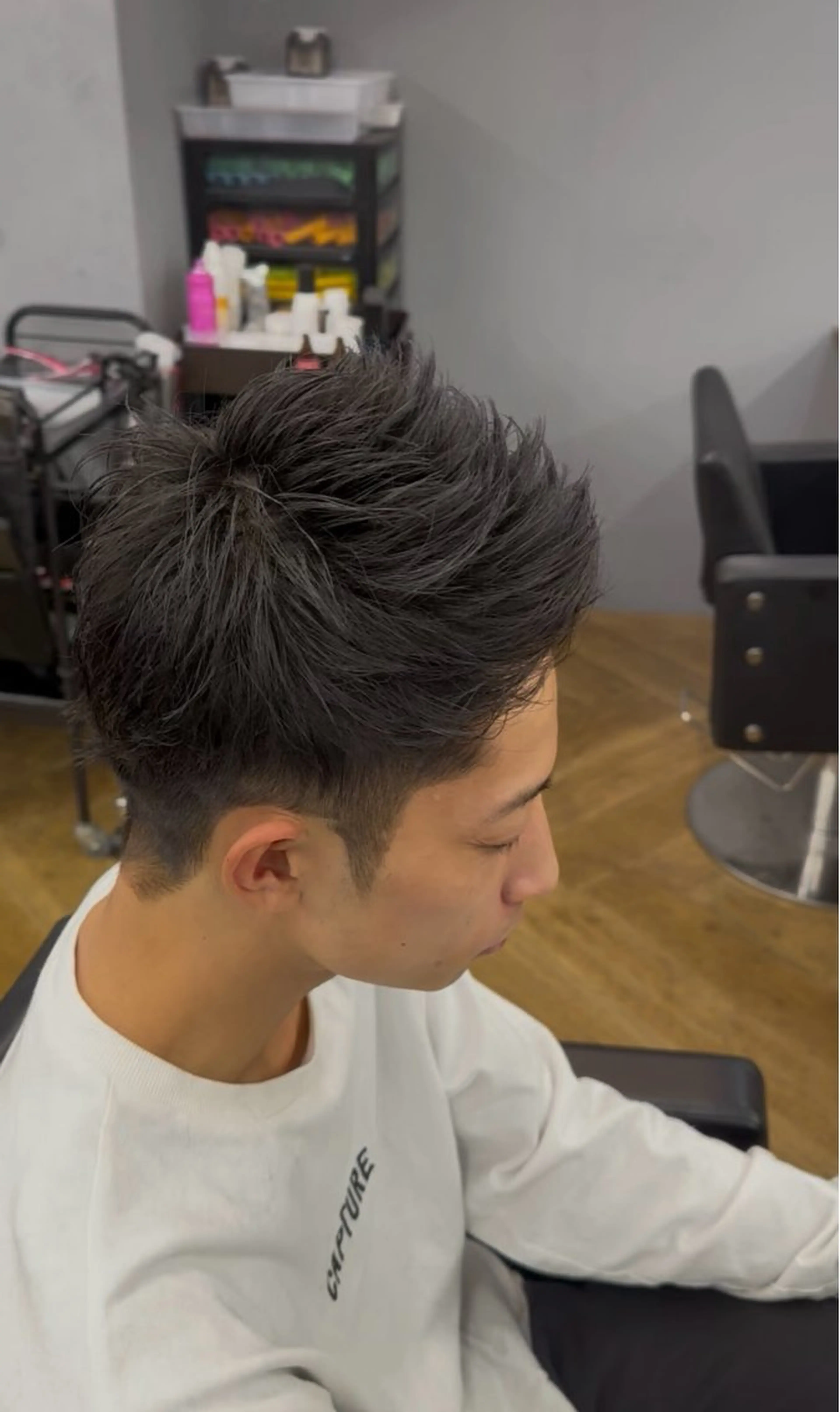 【メンズ限定】　ジェットモヒカンスタイル　カットの写真