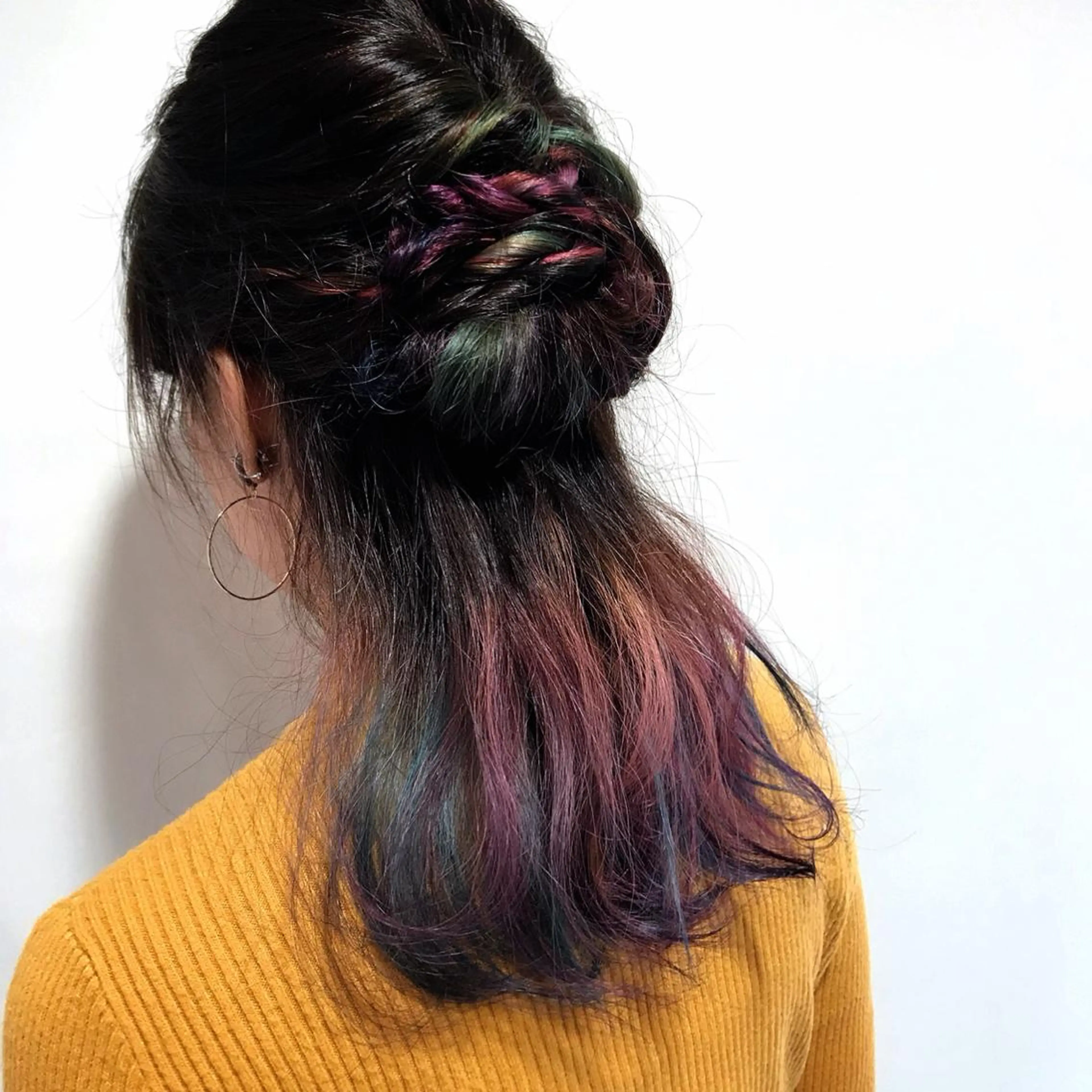 ロング 長谷川 誠志のヘアスタイル