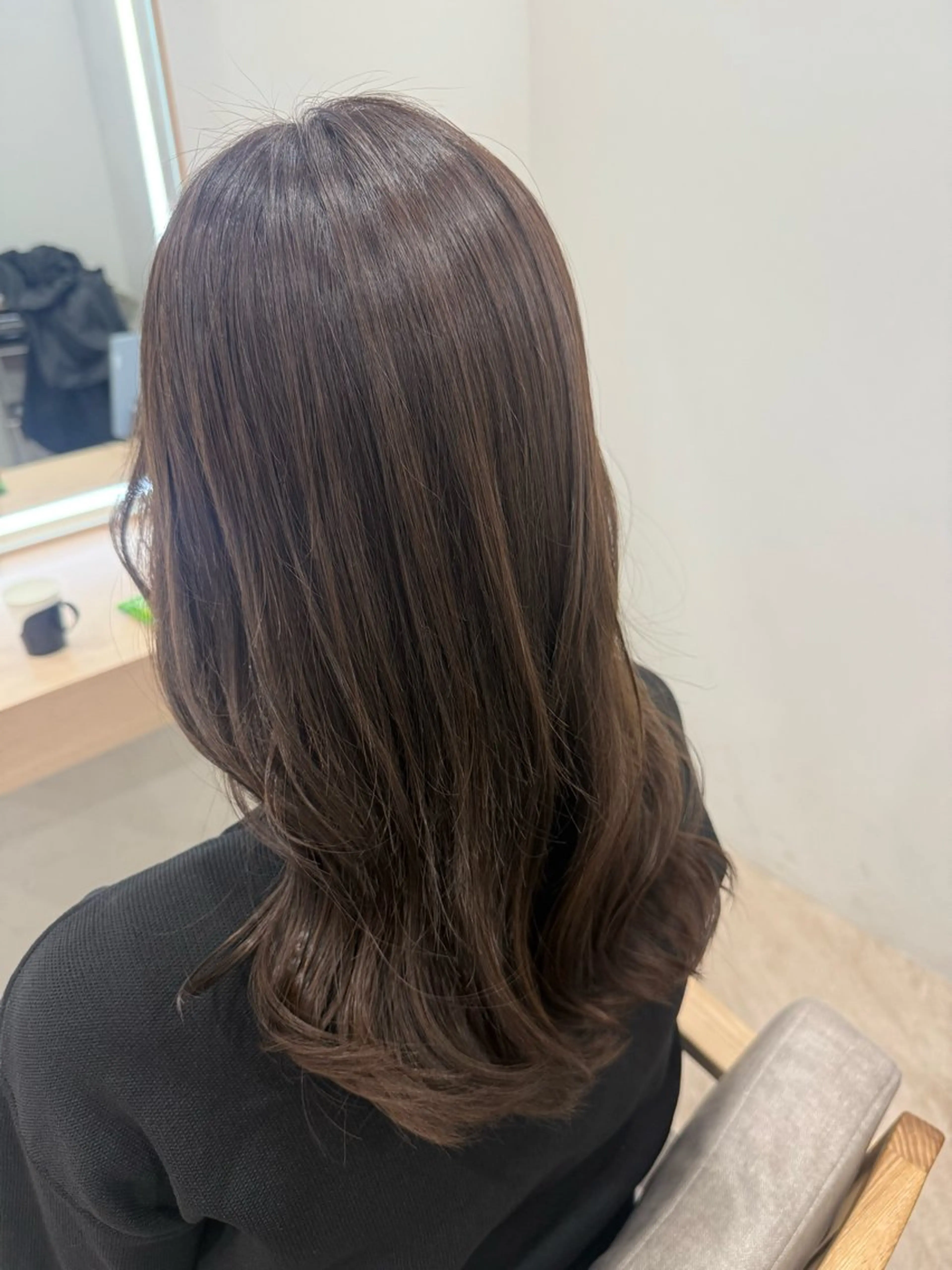 オーガニックカラー+ナノバブルシャンプー💜オーガニック成分入りの写真