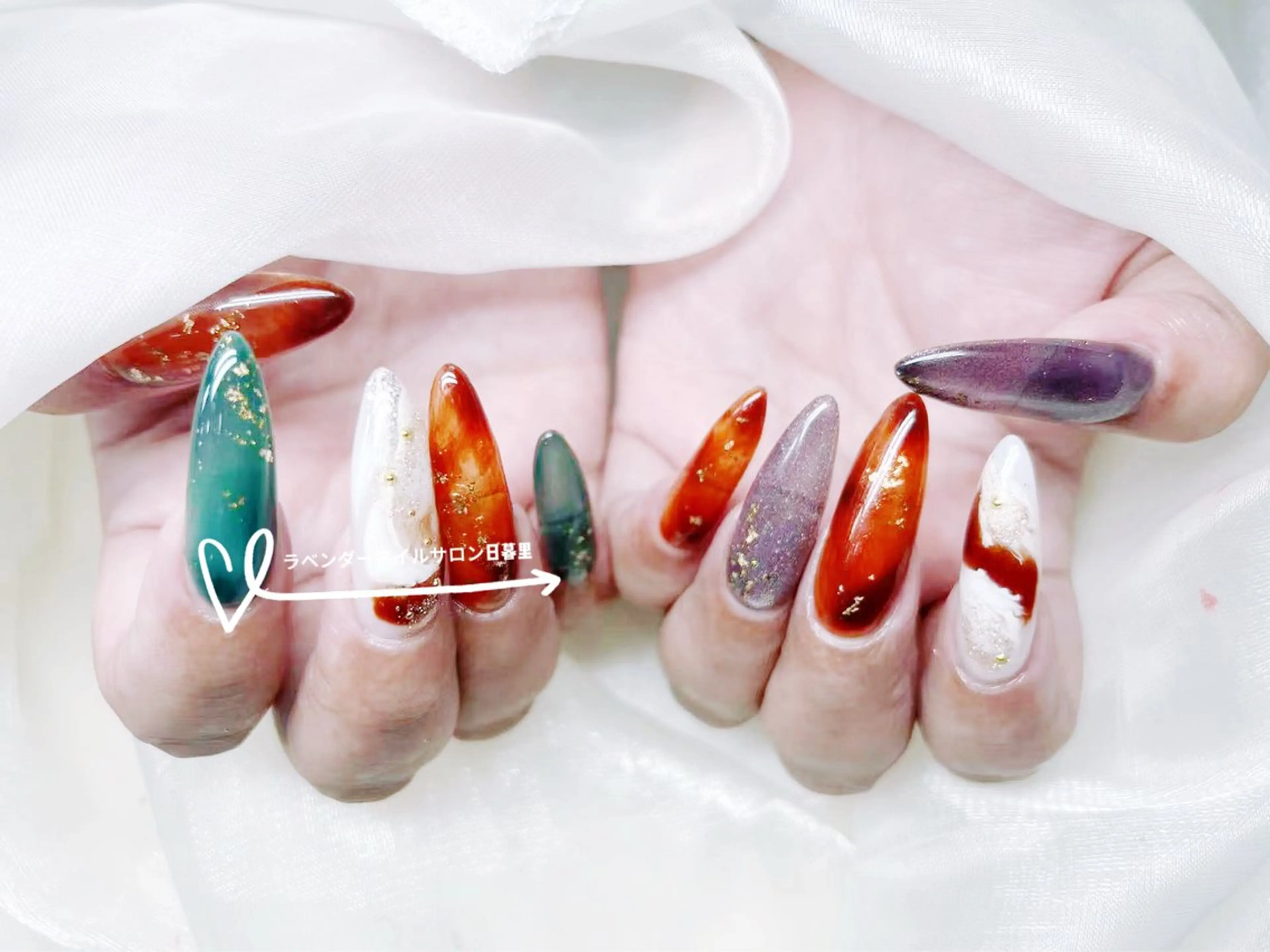 【Hand/持ち込みOK】手書きアート6本以上~¥9,600の写真