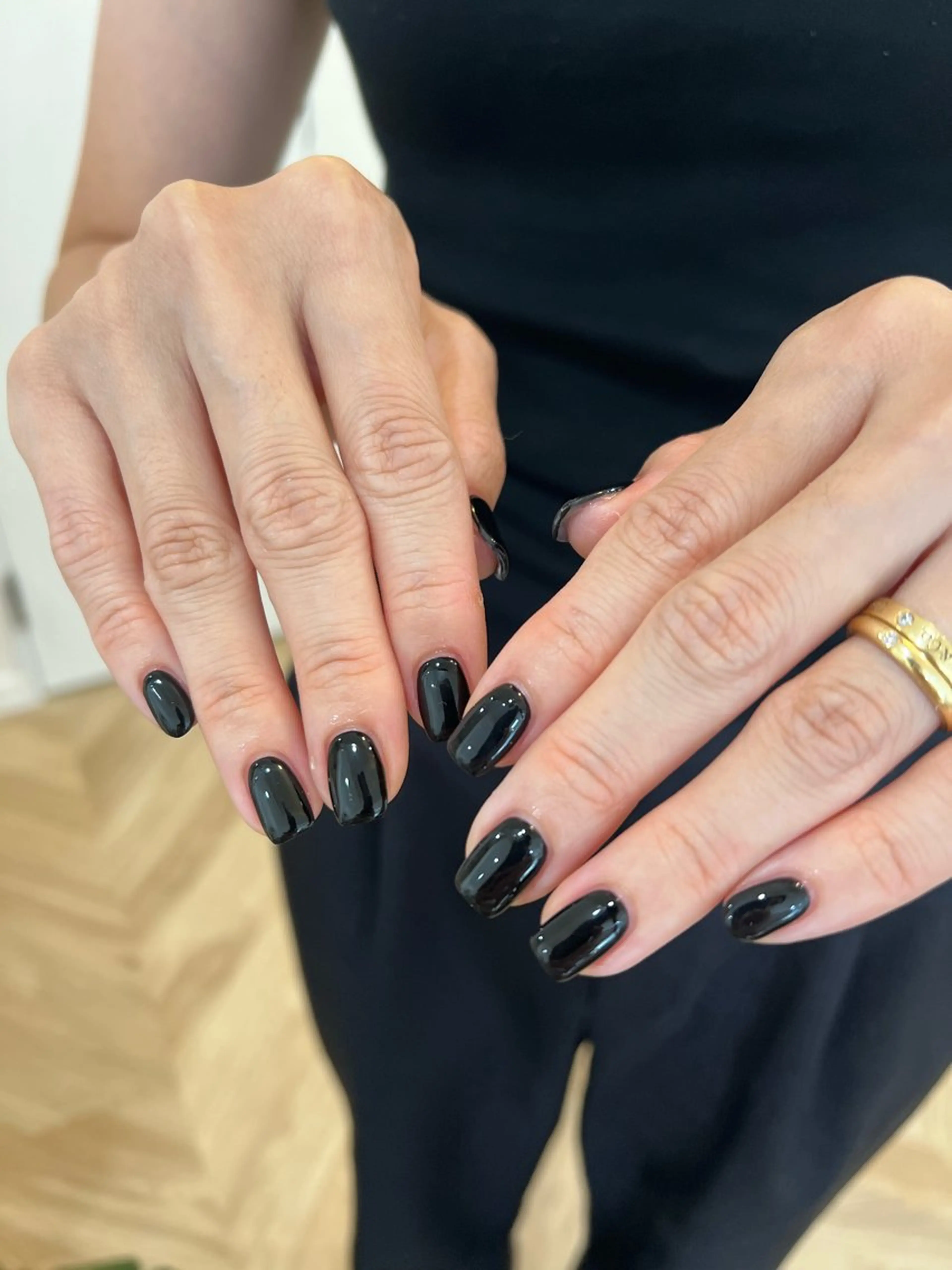 ネイル ワンカラーネイル スクエアネイル ハンドネイル フットネイル ハンドケア Nes.Nail所属・Miyagi Asamiのネイルデザイン