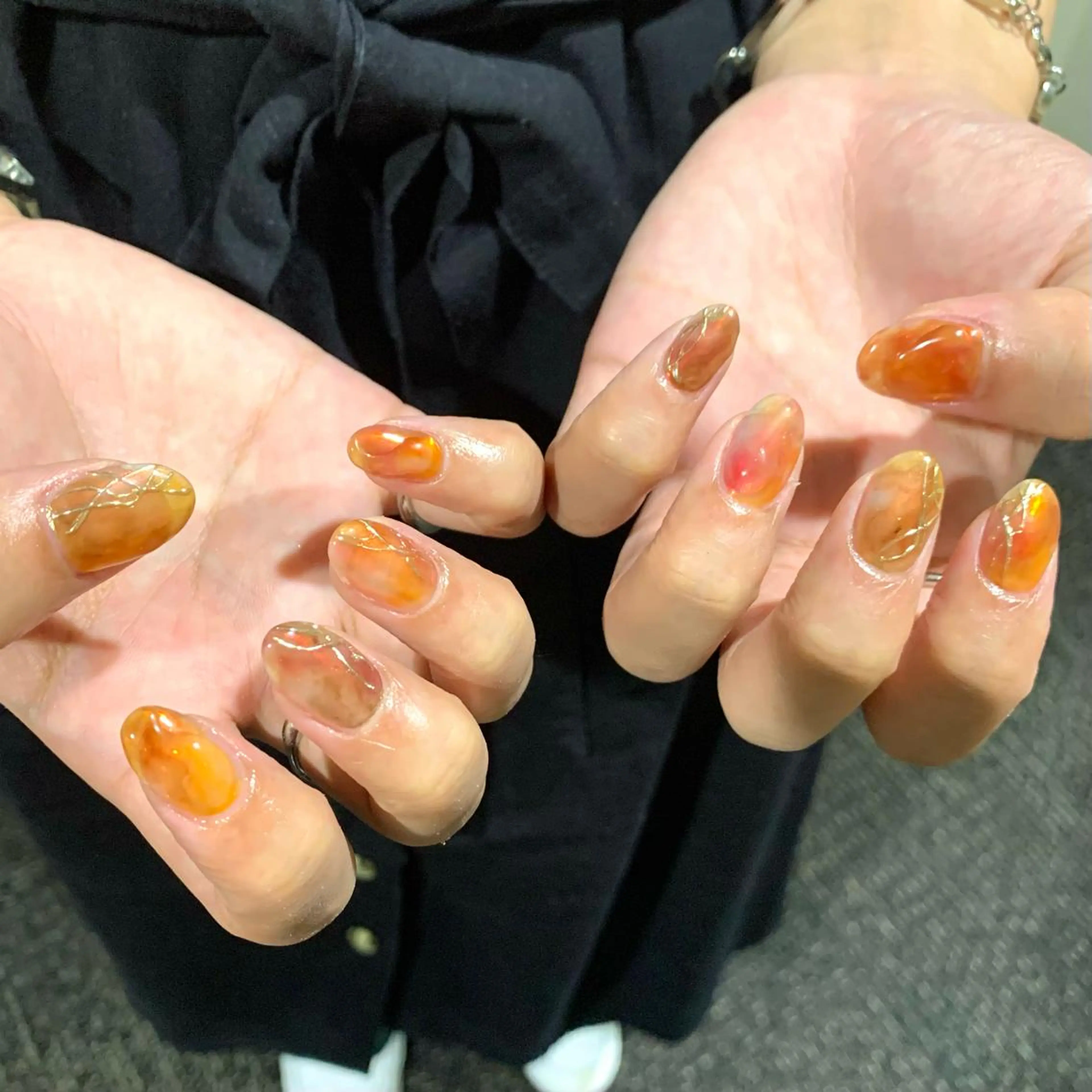 ネイル GO TODAY シェアサロン 表参道Colore店所属・K. Ayanaのネイルデザイン