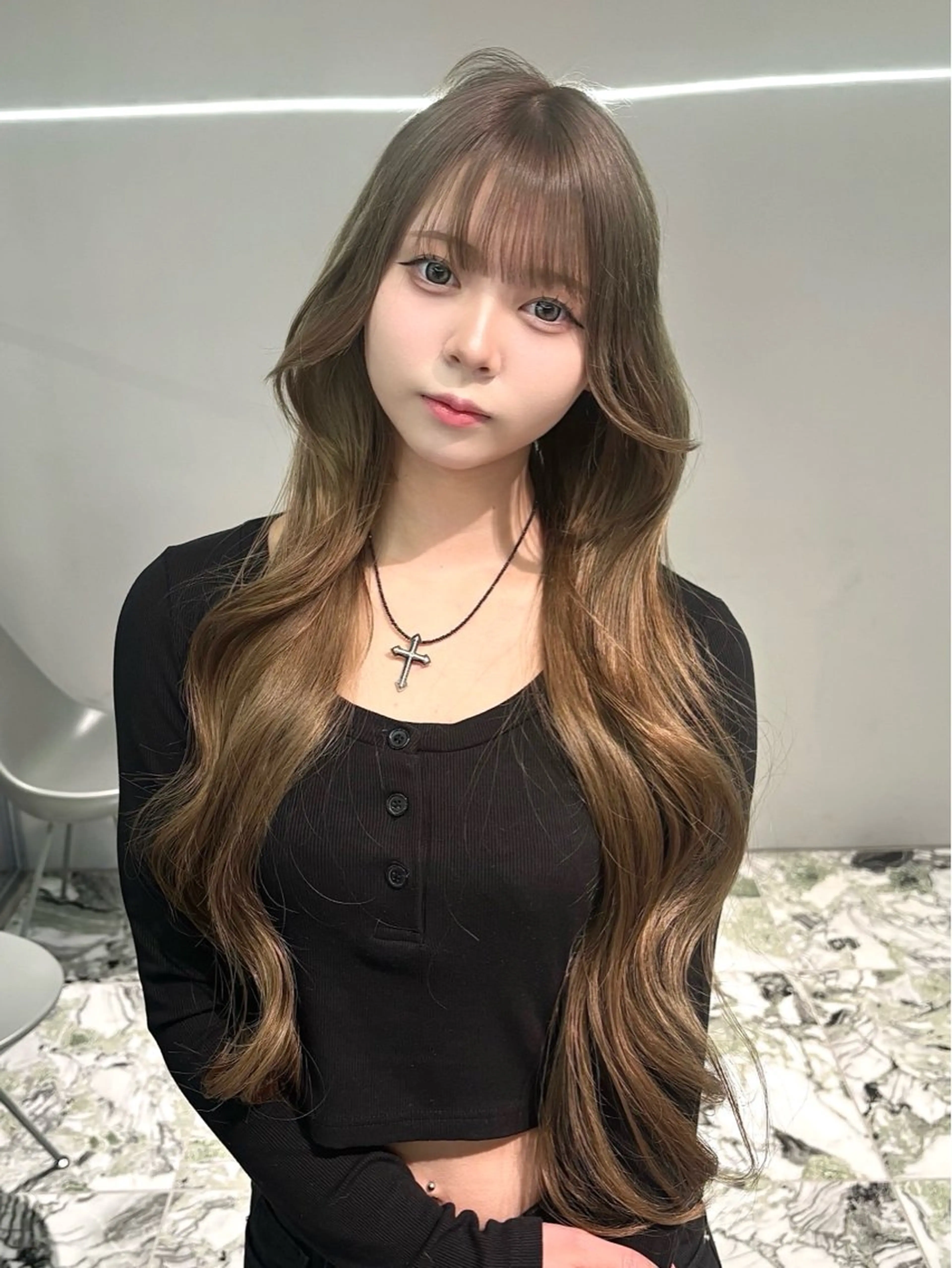 ロング カラー ブラウンカラー 名古屋/レイヤー /RYOUICHI/のヘアスタイル