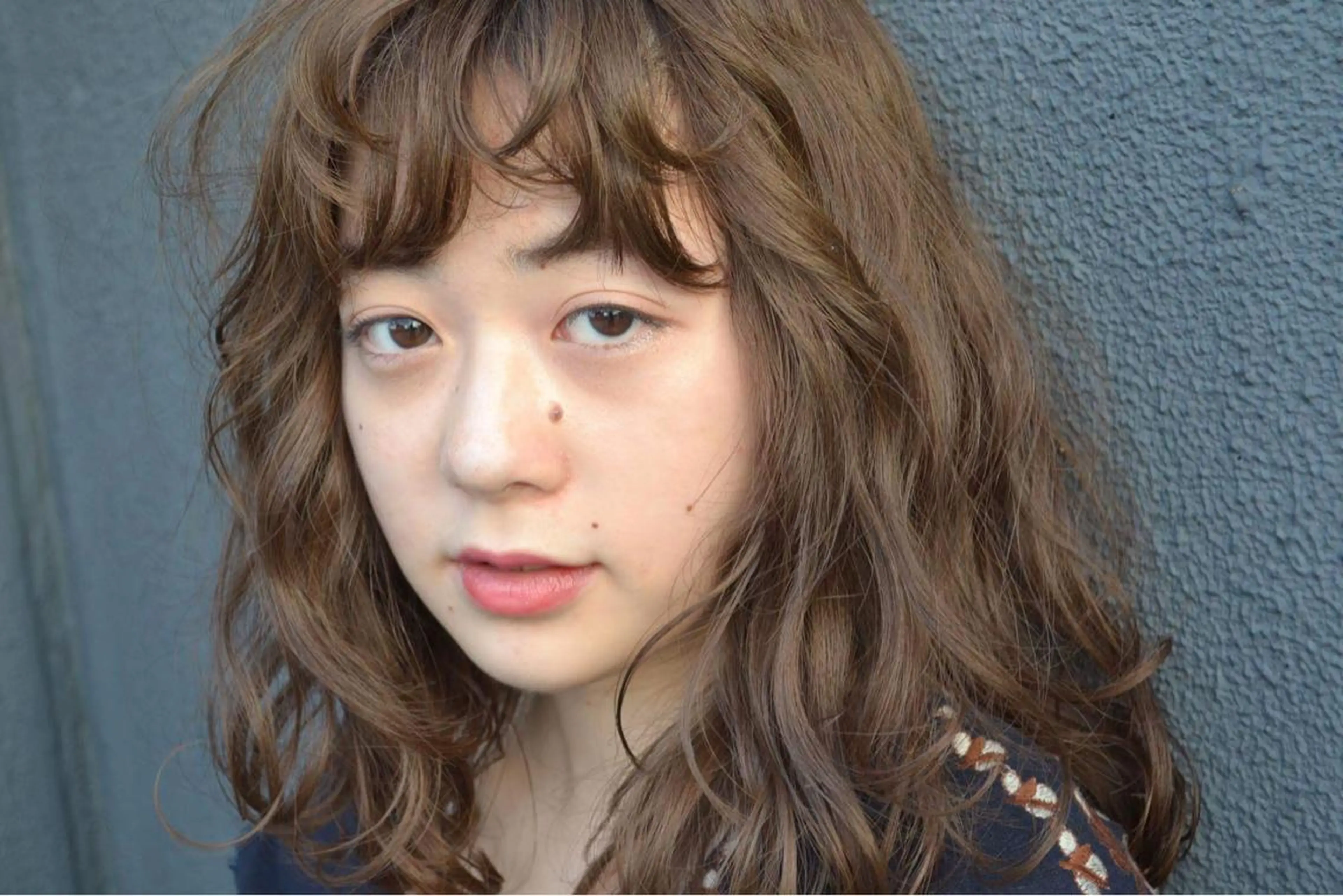 セミロング カラー nakahara madokaのヘアスタイル