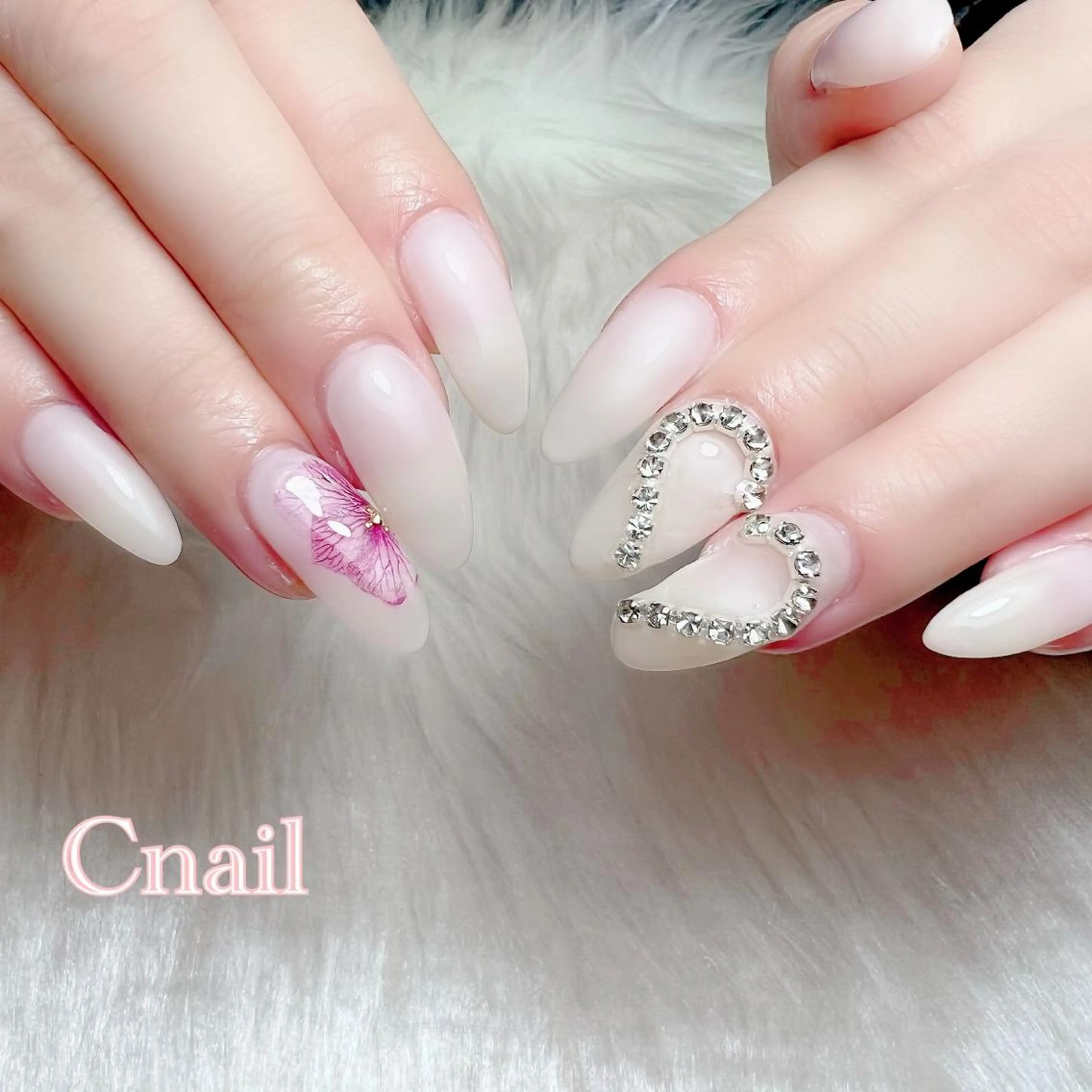 ネイル ハート C's coffretのネイルデザイン