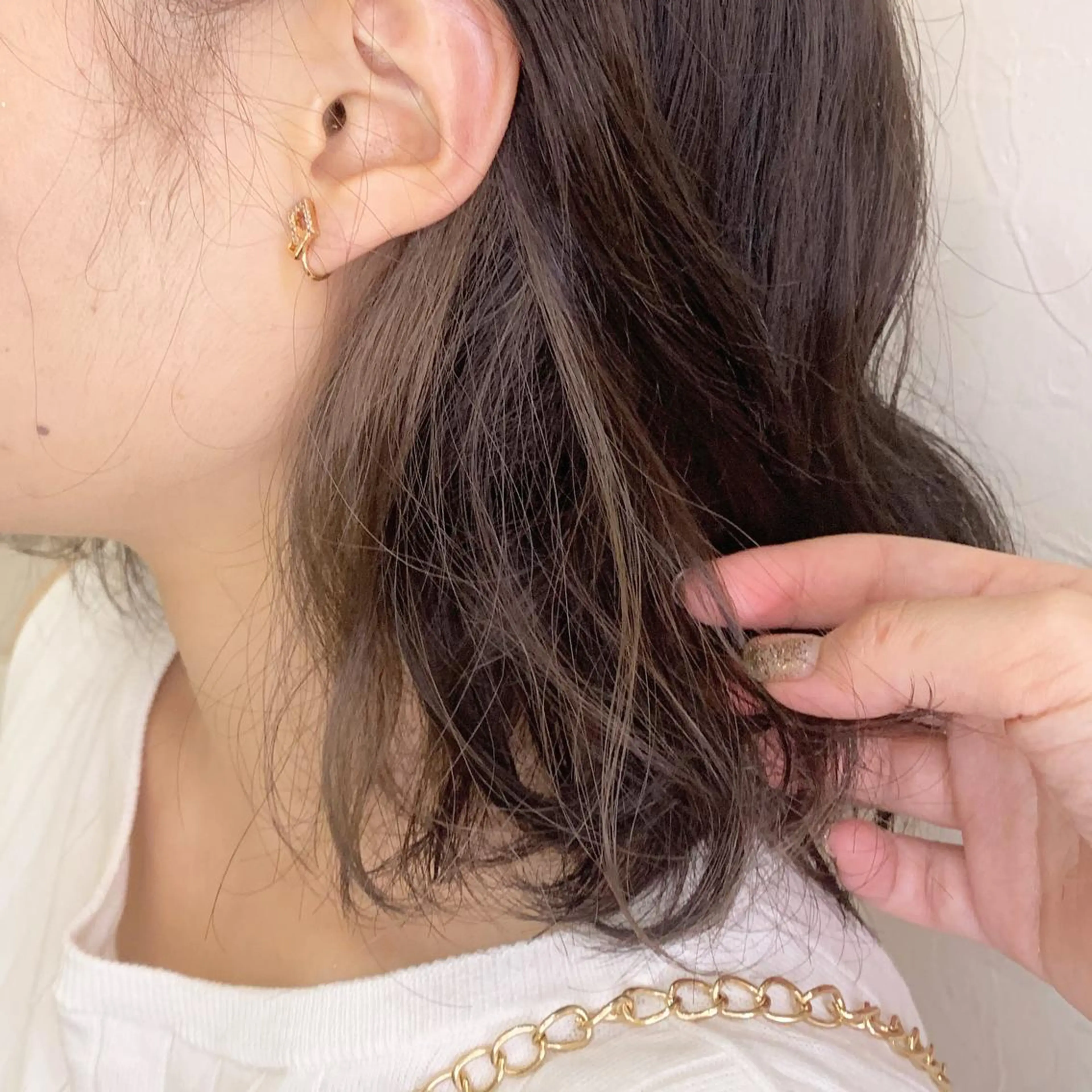 カラー イヤリングカラー Chiho / 梅田 / ボブ/ パーマのヘアスタイル