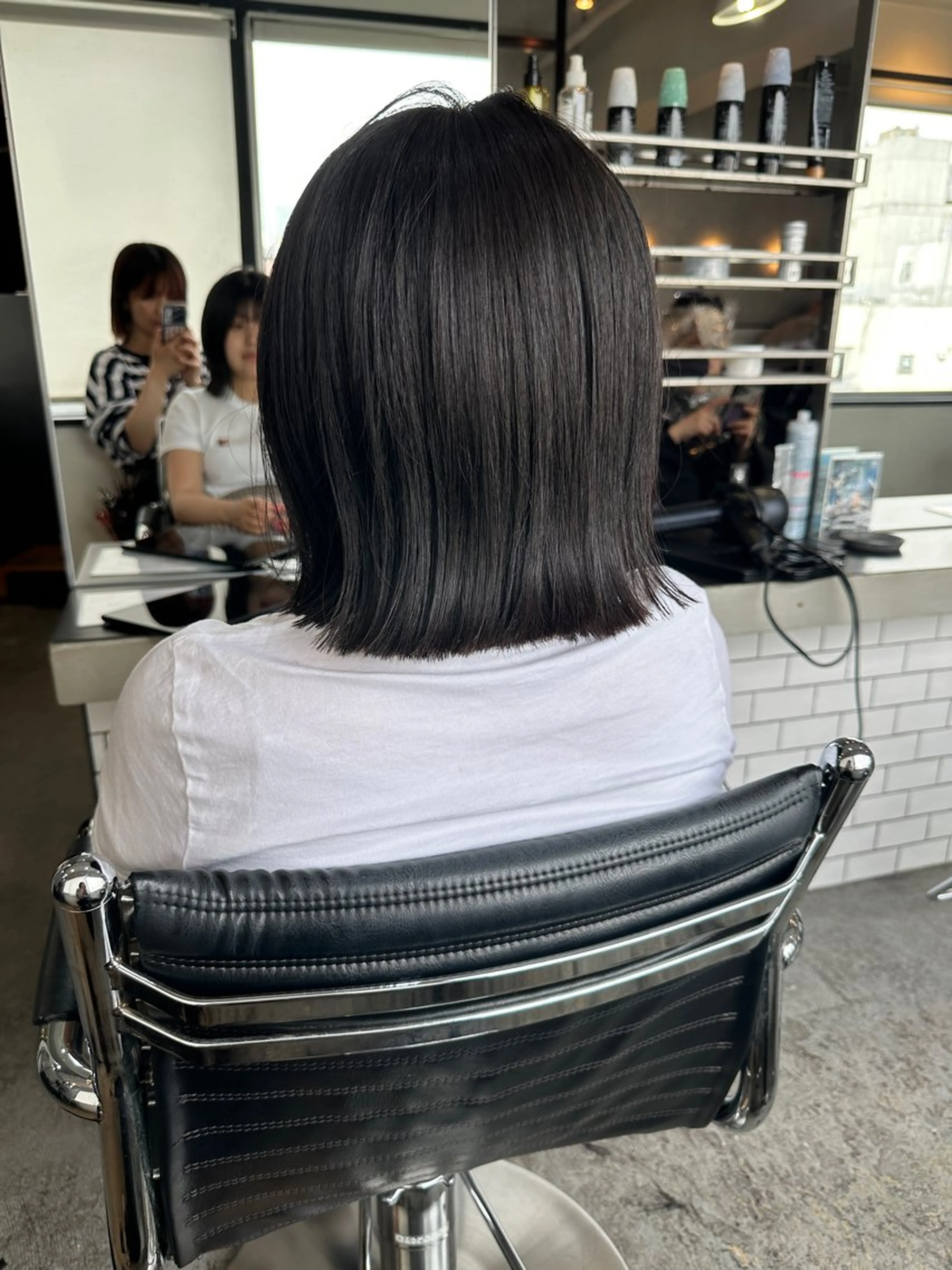 ショート カラー ヘアアレンジ ボブ stylist/蛯谷 珠里のヘアスタイル