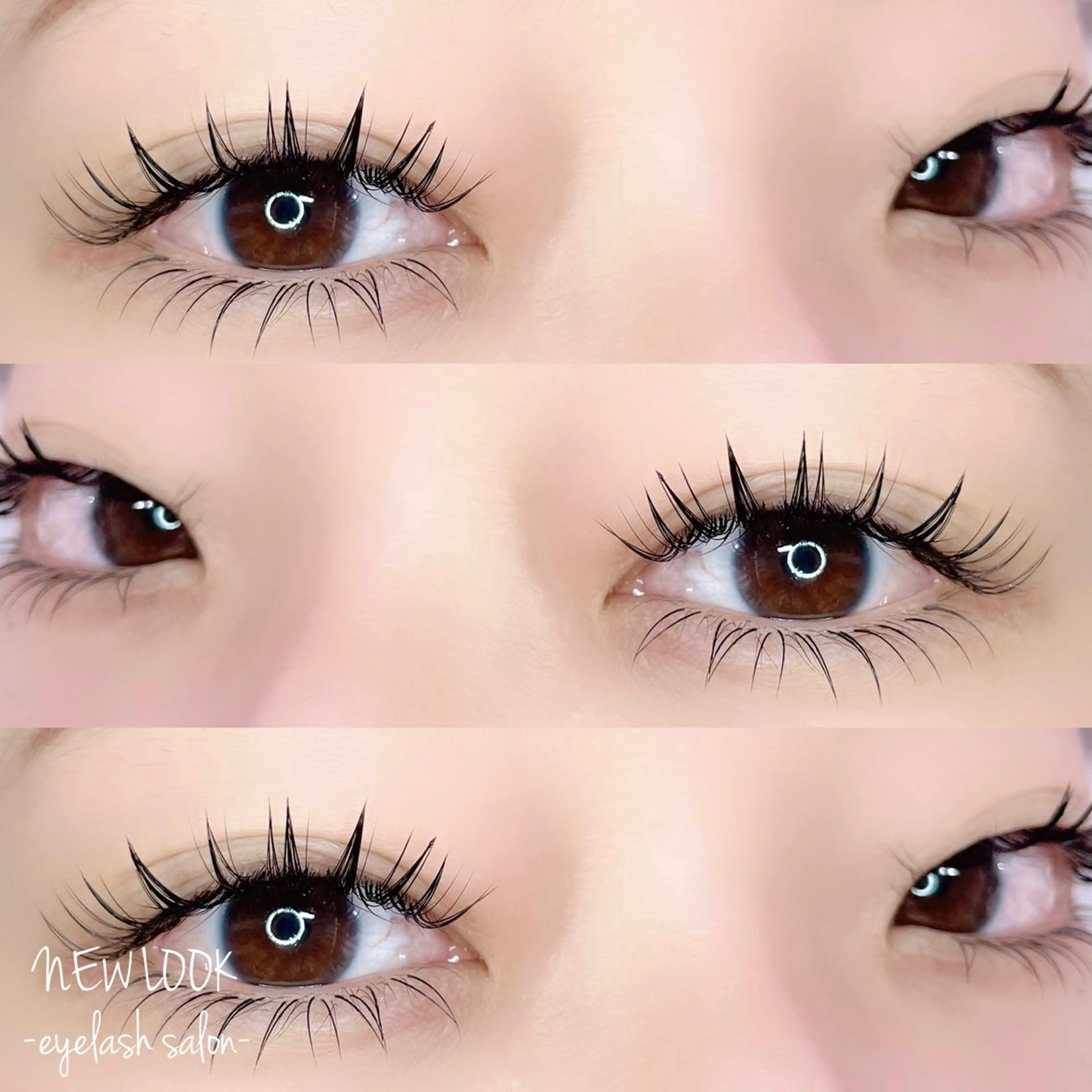 マツエク・マツパ Lカール ナチュラル 下まつげエクステ マツエク NEW LOOKのマツエク・マツパデザイン