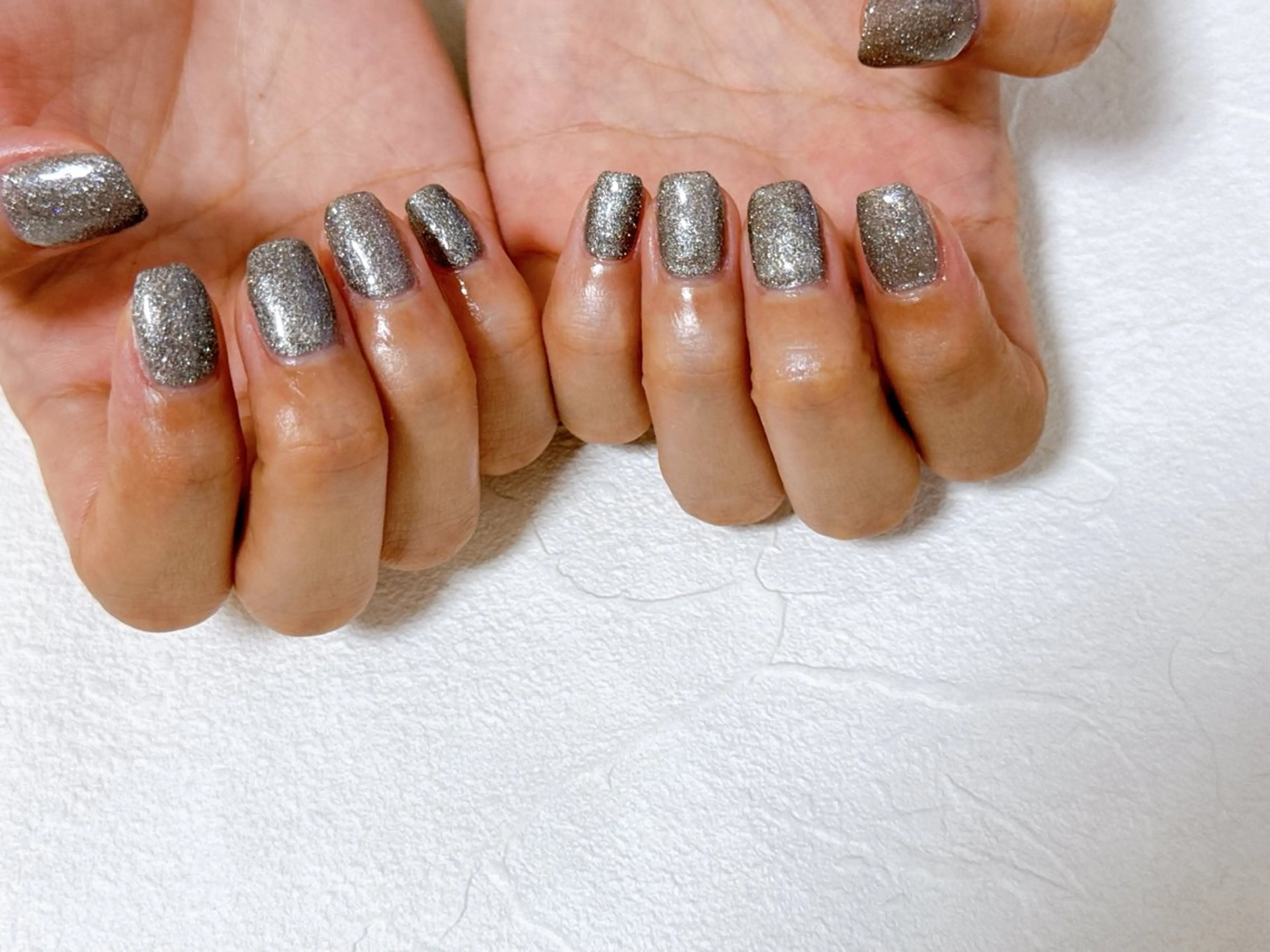 ネイル オーロラネイル フラッシュネイル フットネイル フレンチネイル ジェルネイル Mogu nail 二子玉川のネイルデザイン