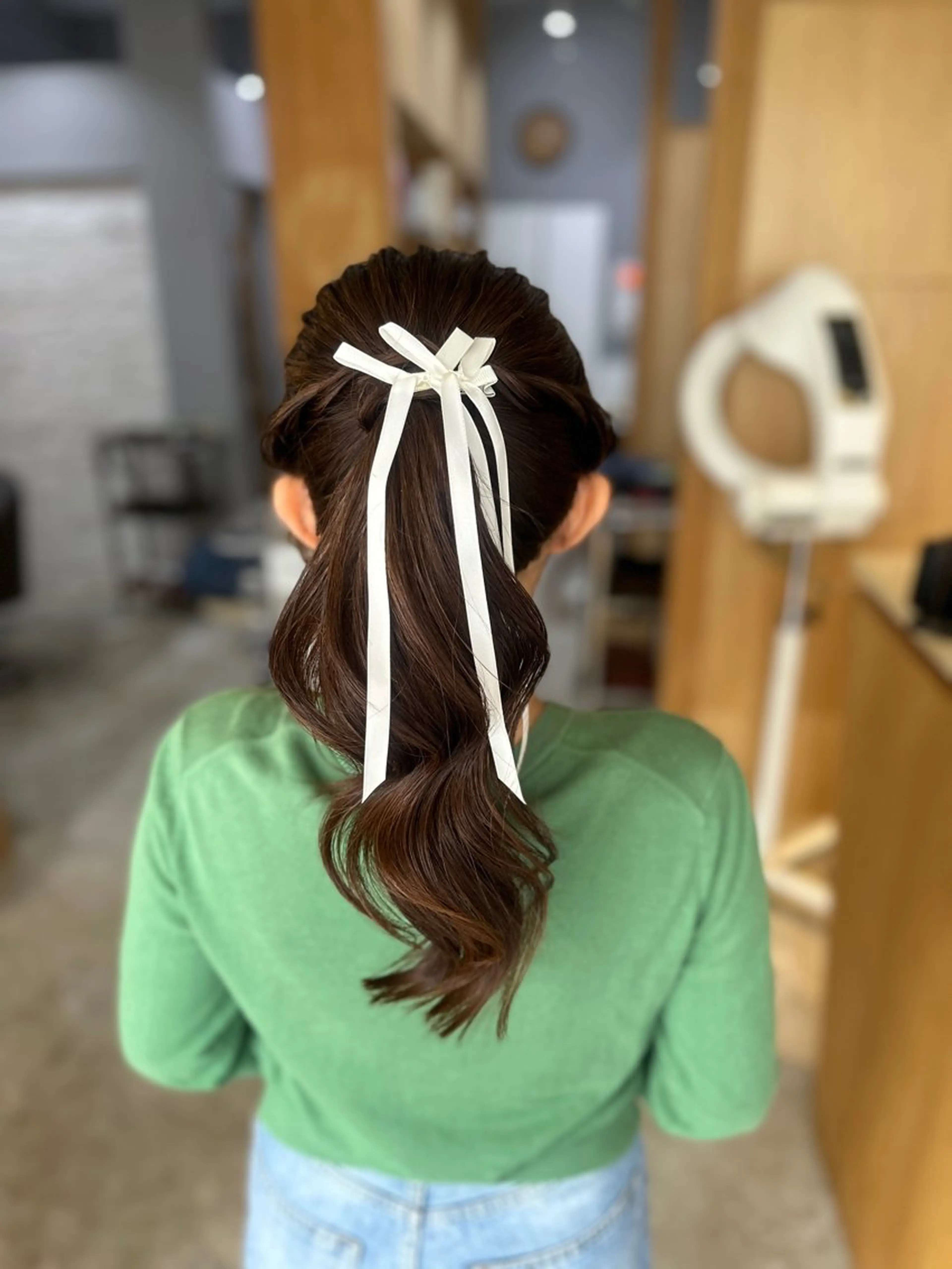 ミディアム ヘアセット miloc MOMOKAのヘアスタイル