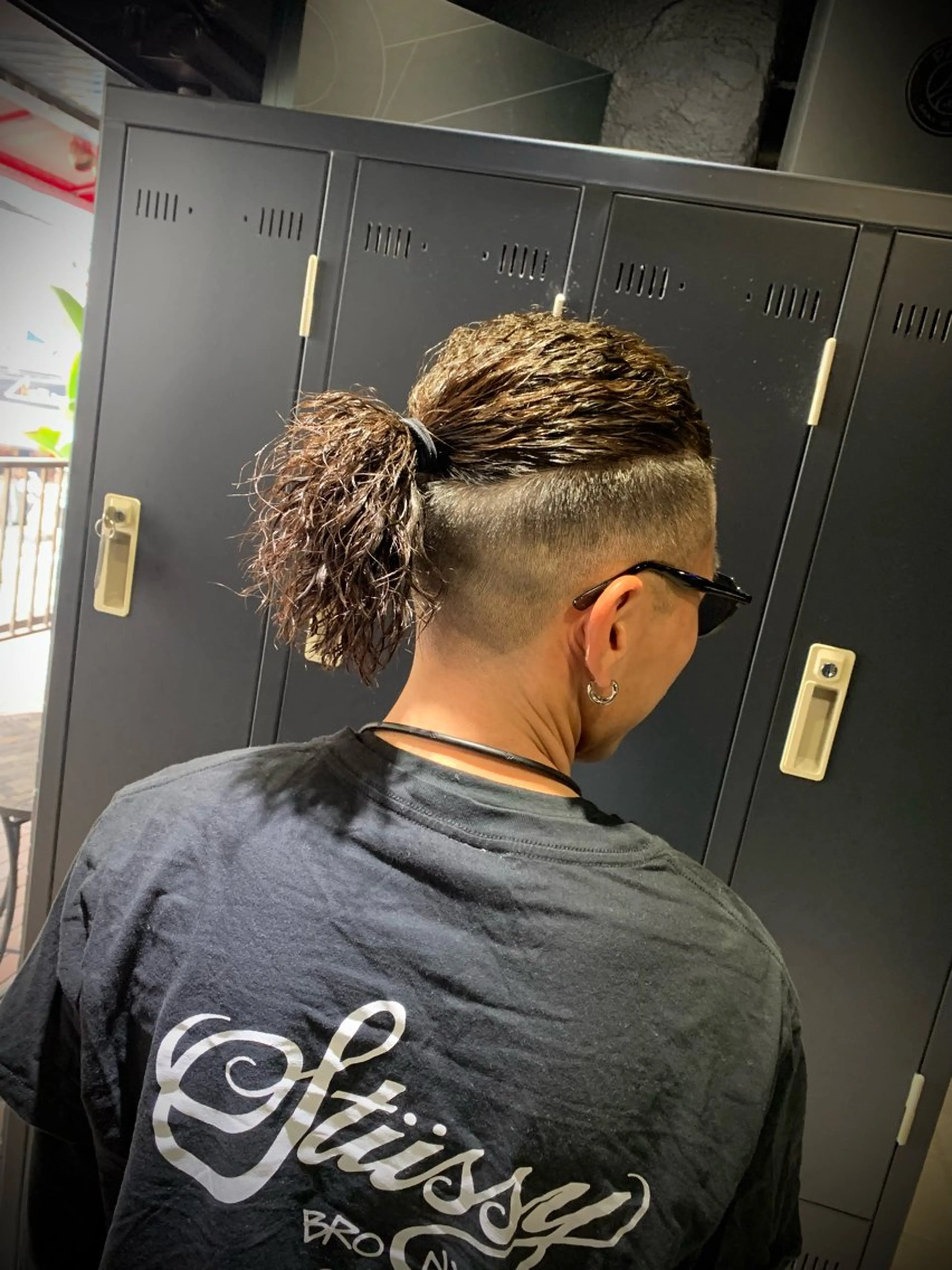 メンズ マンバンヘア カット パーマ トリートメント ヘアセット メンズパーマ/難波/ 心斎橋　室園亮佑のヘアスタイル