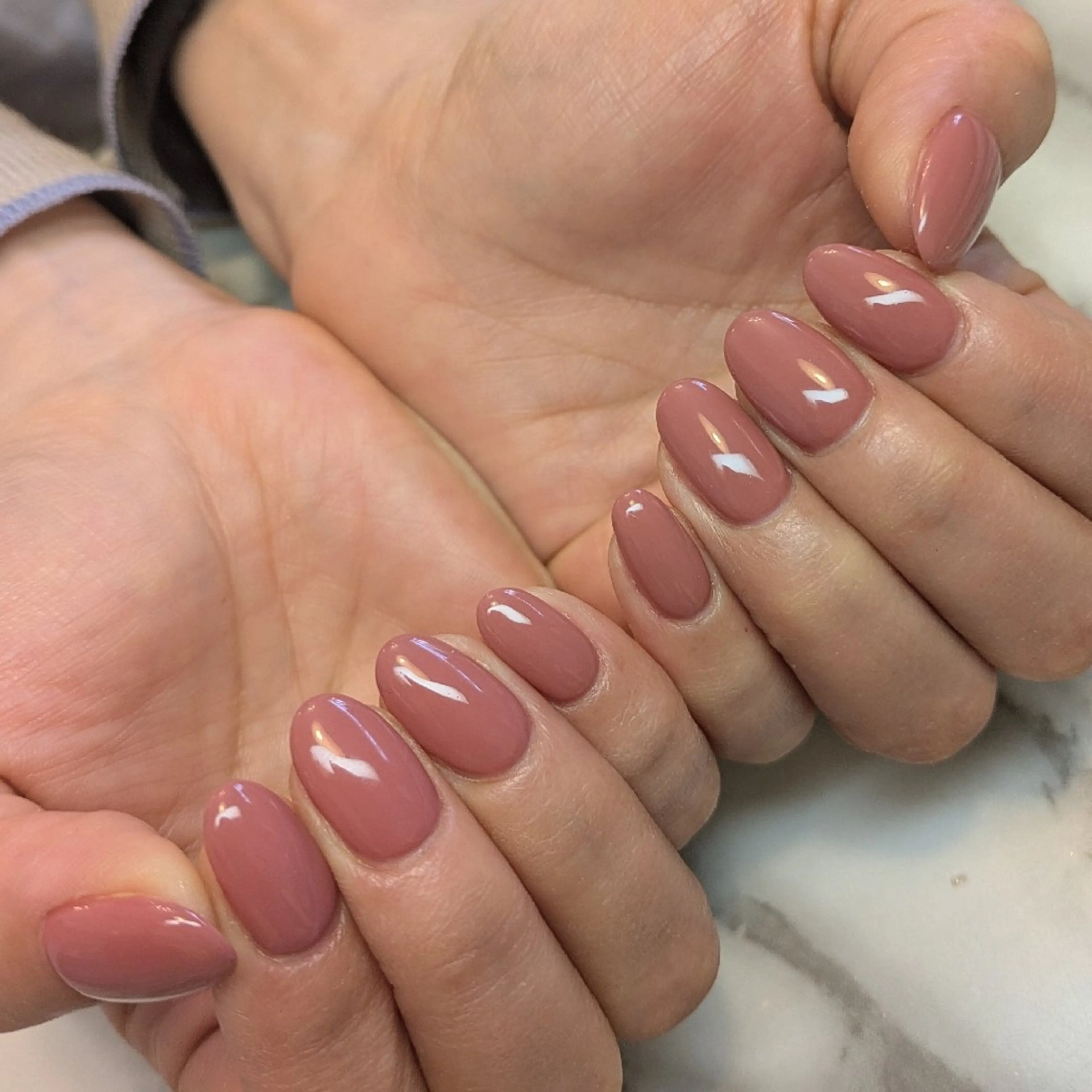 ネイル ワンカラーネイル ジェヌインネイル 河内のネイルデザイン