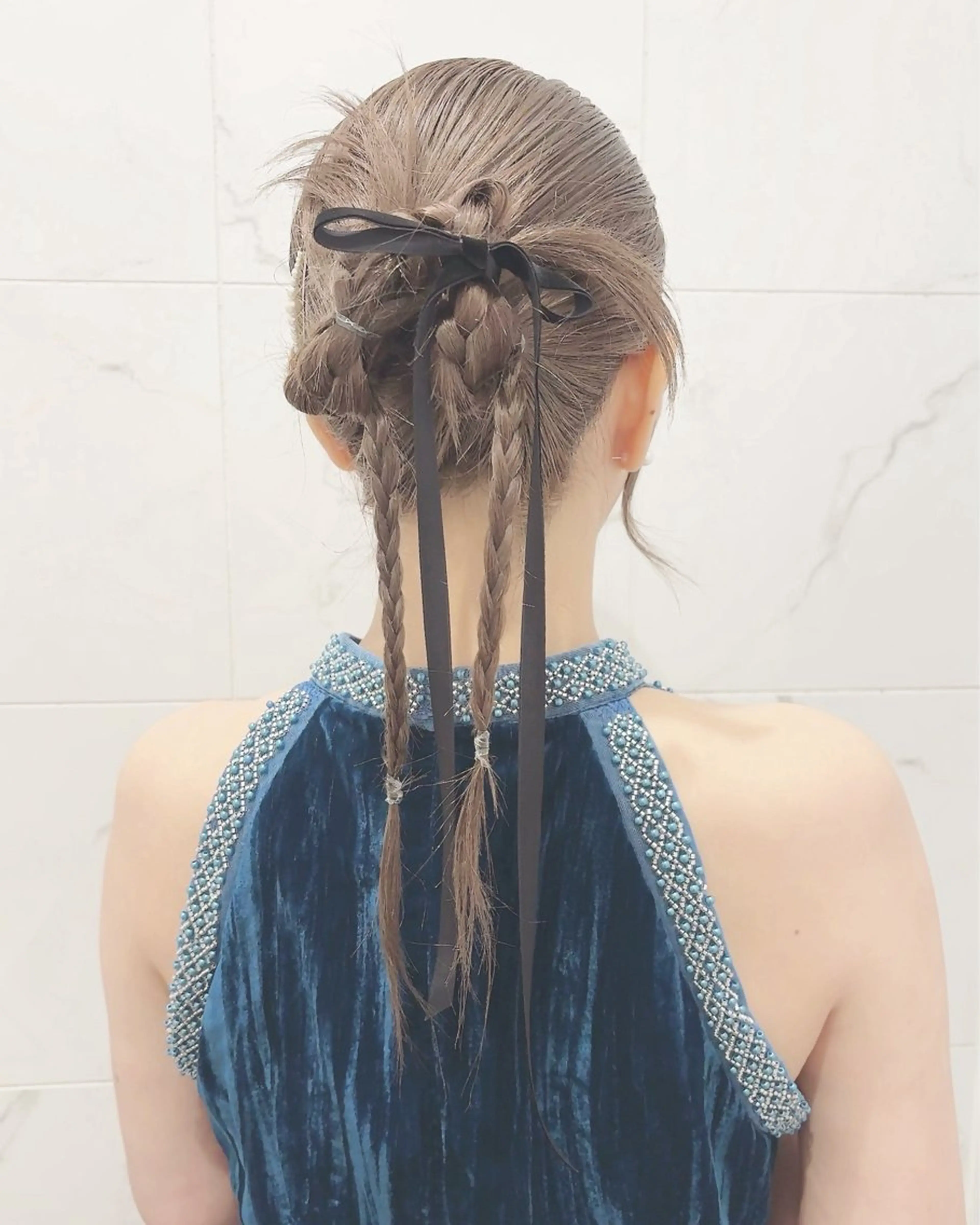 ロング 韓国風ヘア カット、縮毛矯正 モデル募集🎀あゆみのヘアスタイル