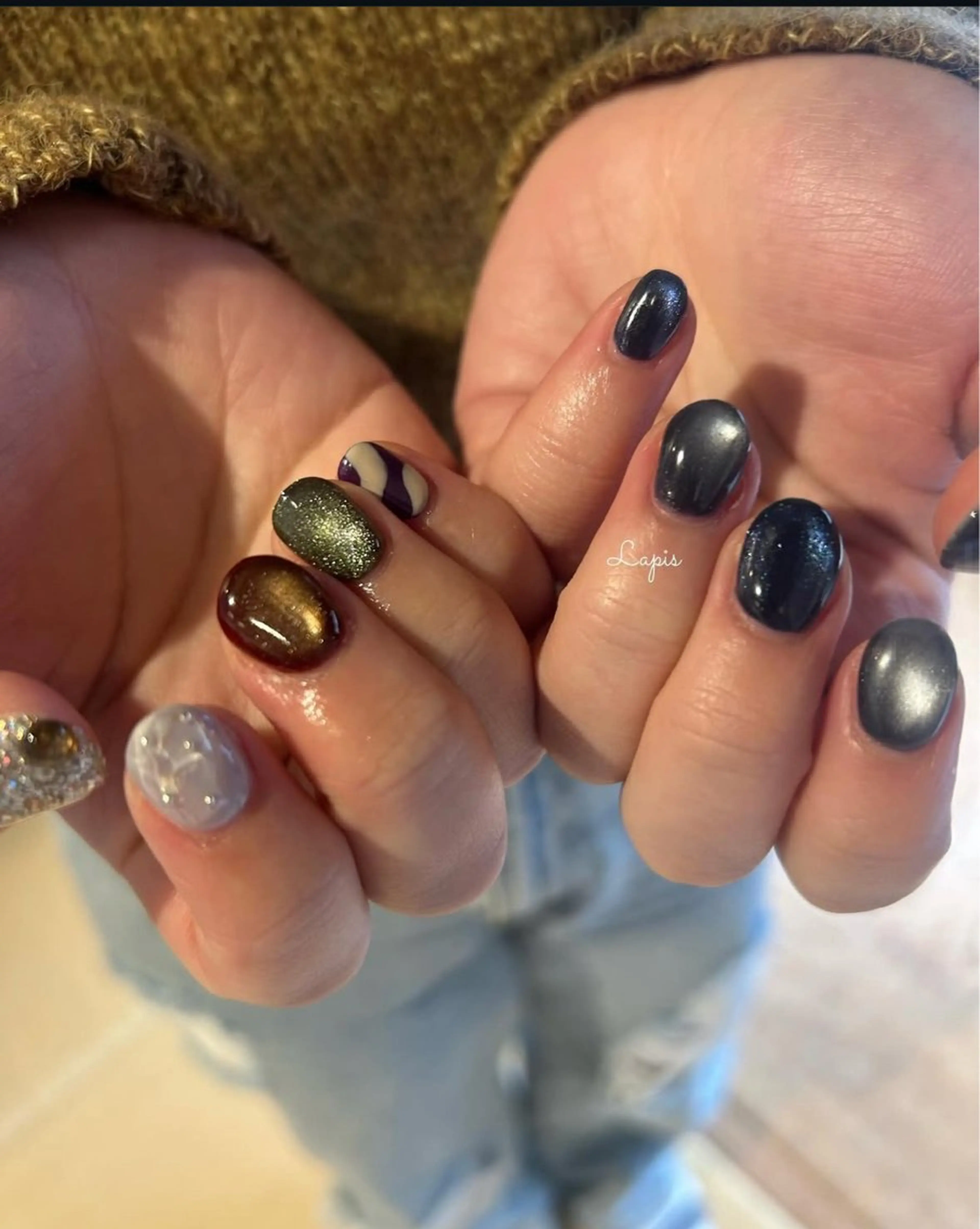 ネイル ハンドネイル Lapis *のネイルデザイン