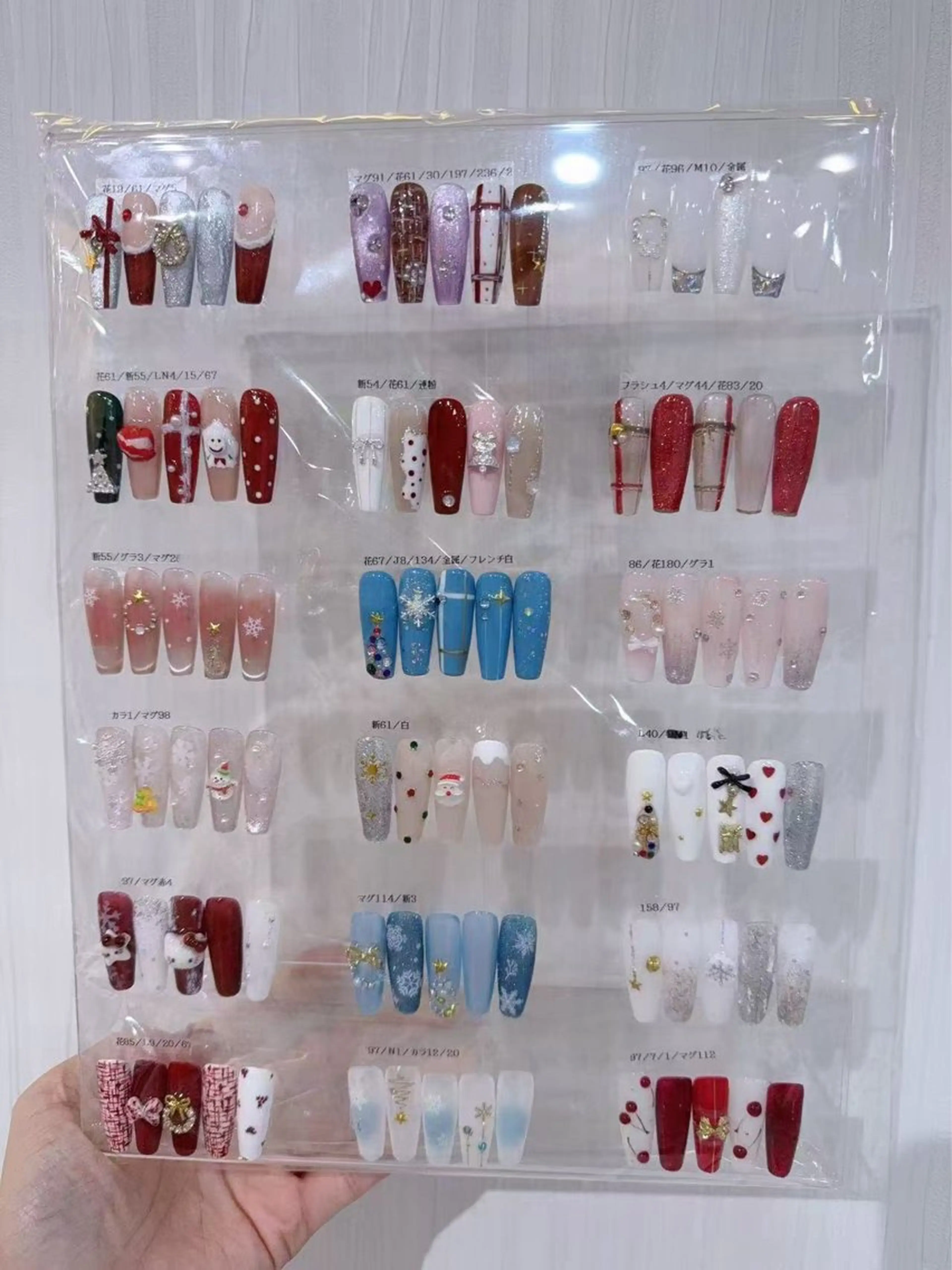 【12月末まで期間限定】冬ネイル人気のXmasデザインハンドジェル￥8480の写真