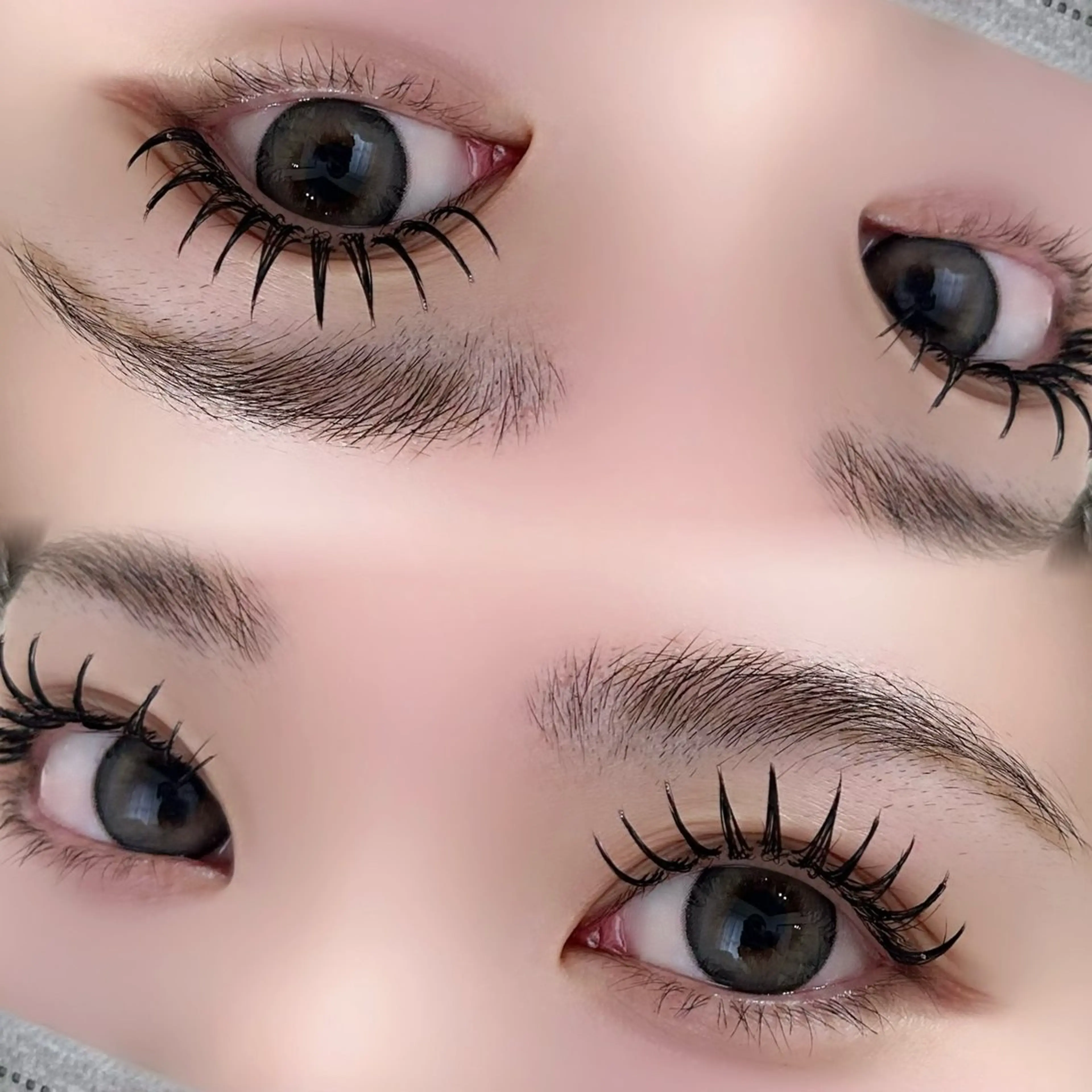 濃さと持ちが欲しい方に🎀Wフラットラッシュ120本 アイパック付🩵（新規オフ無料）の写真