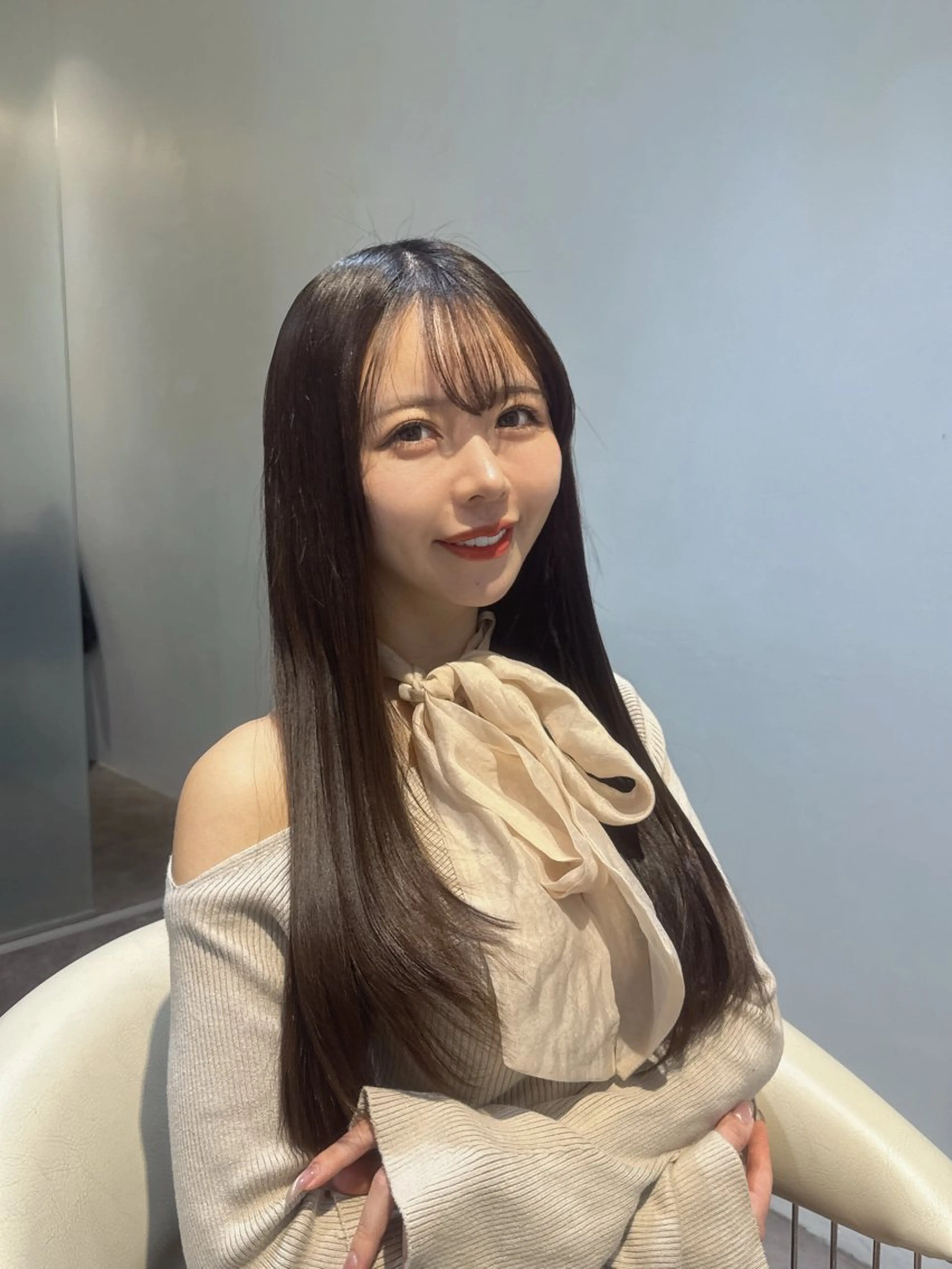 ロング カラー 透明感カラー グレージュ 髪質改善 トリートメント カット ヘアカラー トリートメント 💎透明感カラー特化 💎TAISEIのヘアスタイル