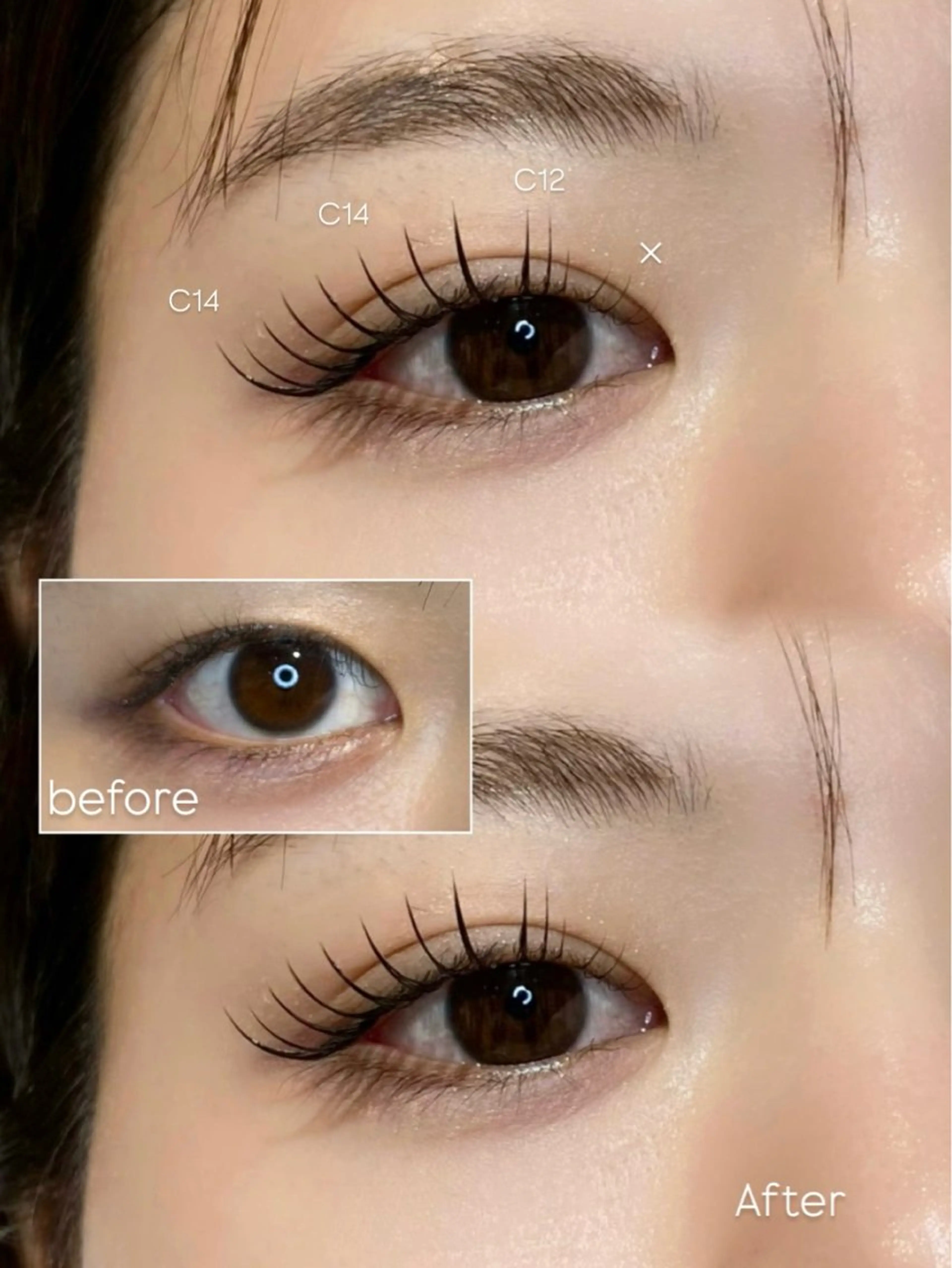 マツエク・マツパ 束感マツエク 弥のマツエク・マツパデザイン