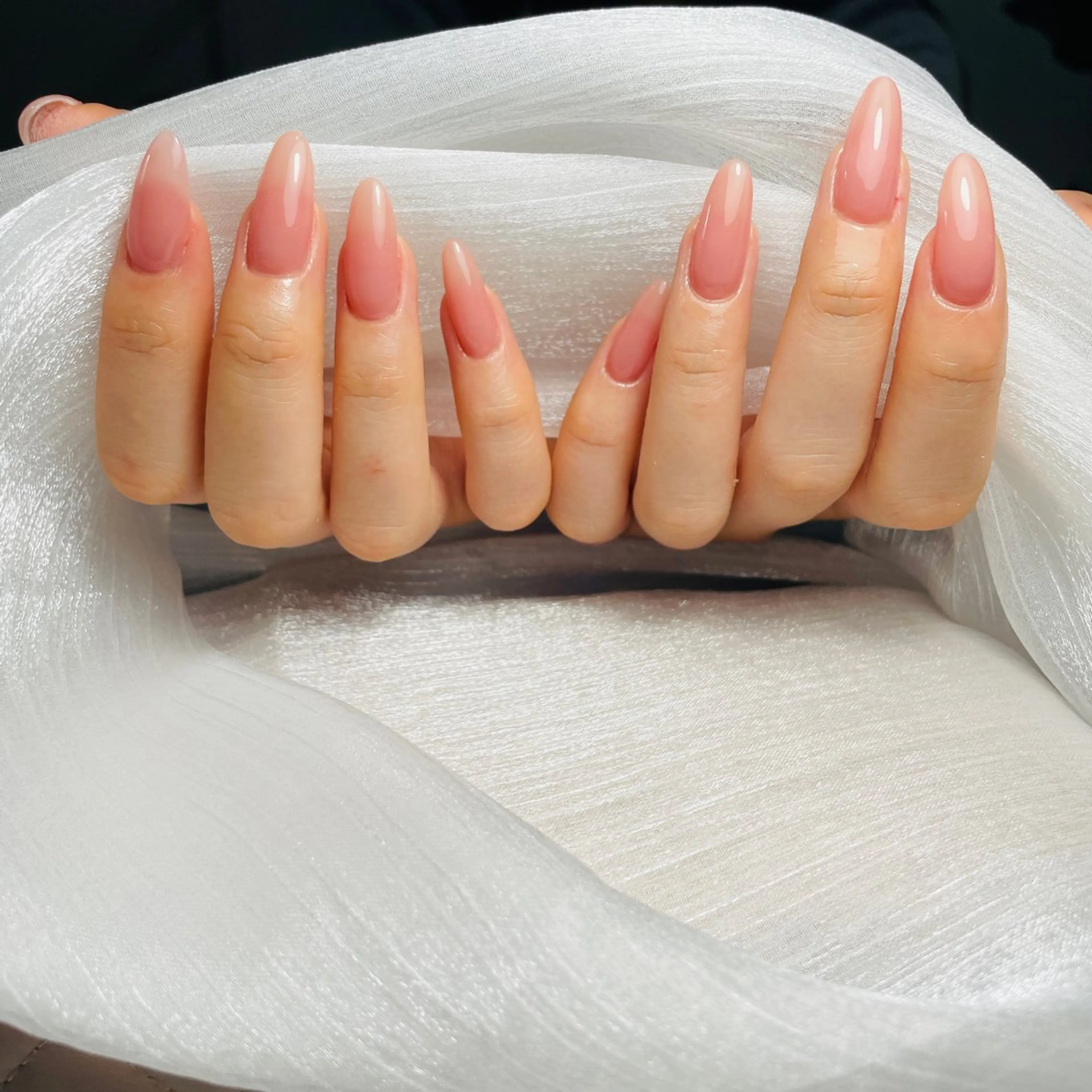 チップ長さだし+ワンカラー+オフのみ無料の写真