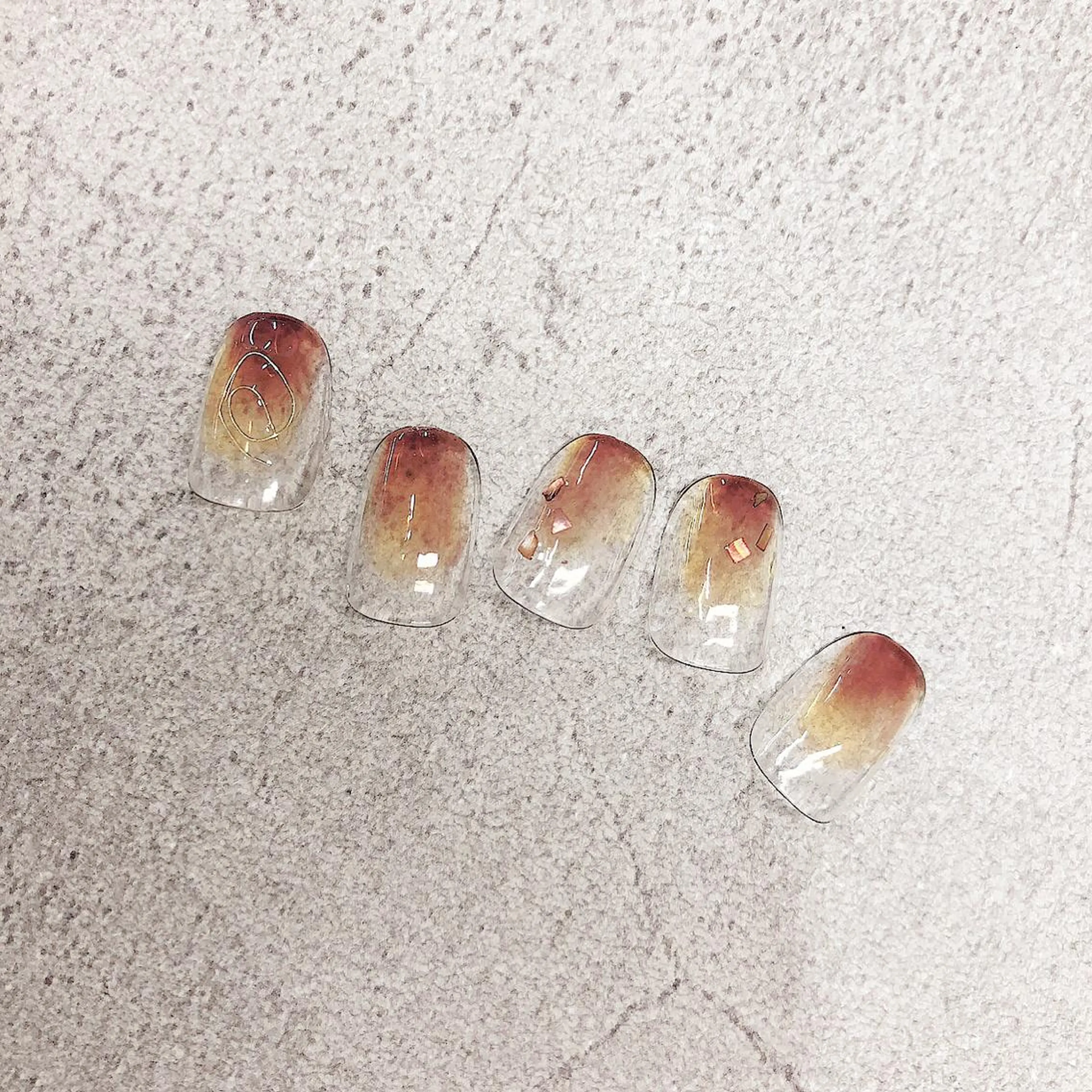 ショート ネイル nailsalon noa所属・nailist sakiのネイルデザイン